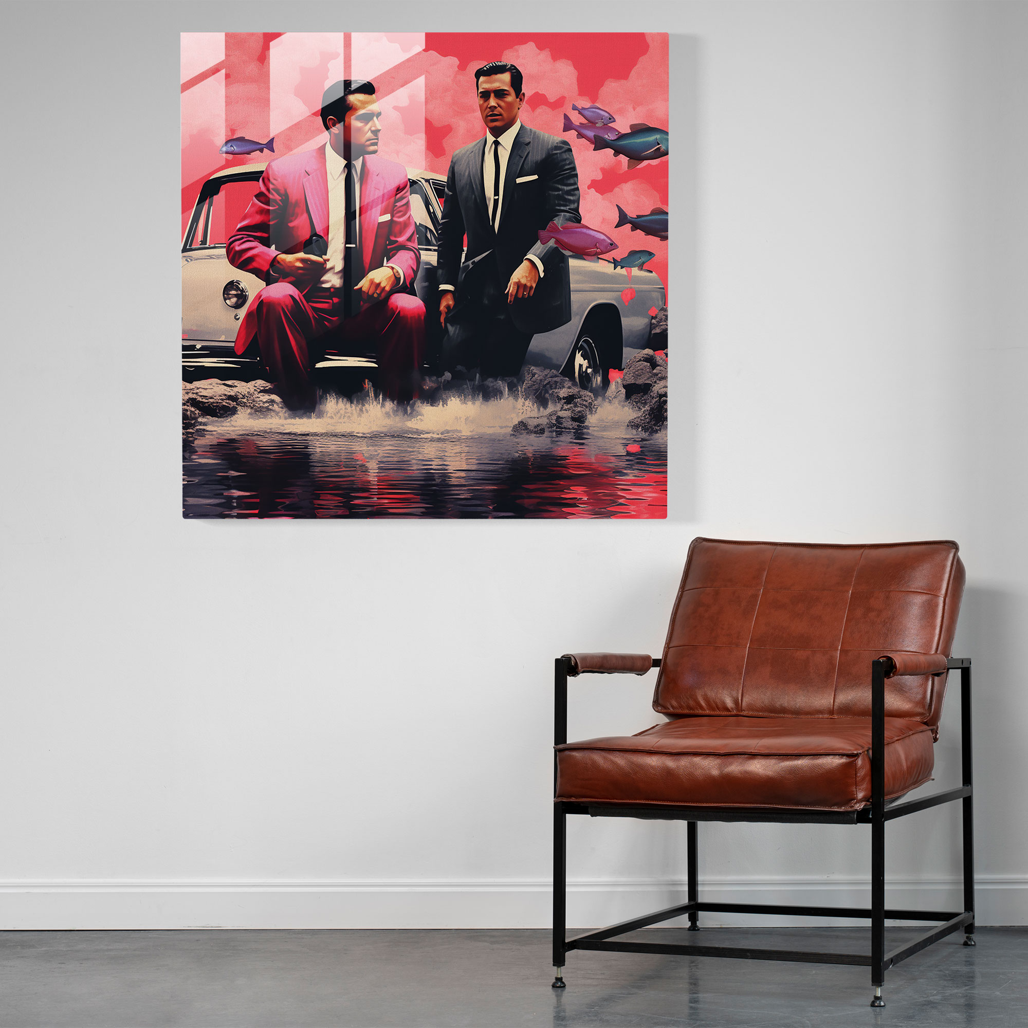 Goodfellas Glass Print - Goodfellas, Wall Decoration, Modern Art, Glass Art