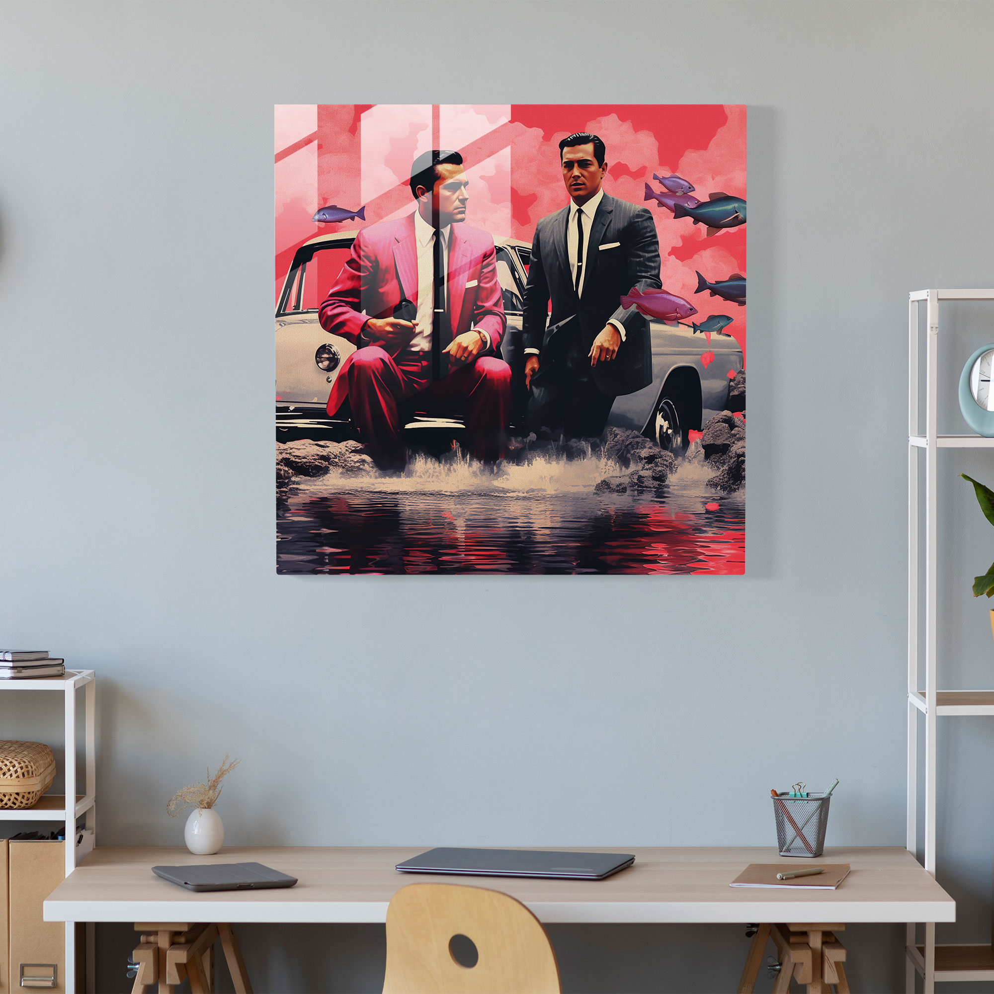 Goodfellas Glass Print - Goodfellas, Wall Decoration, Modern Art, Glass Art