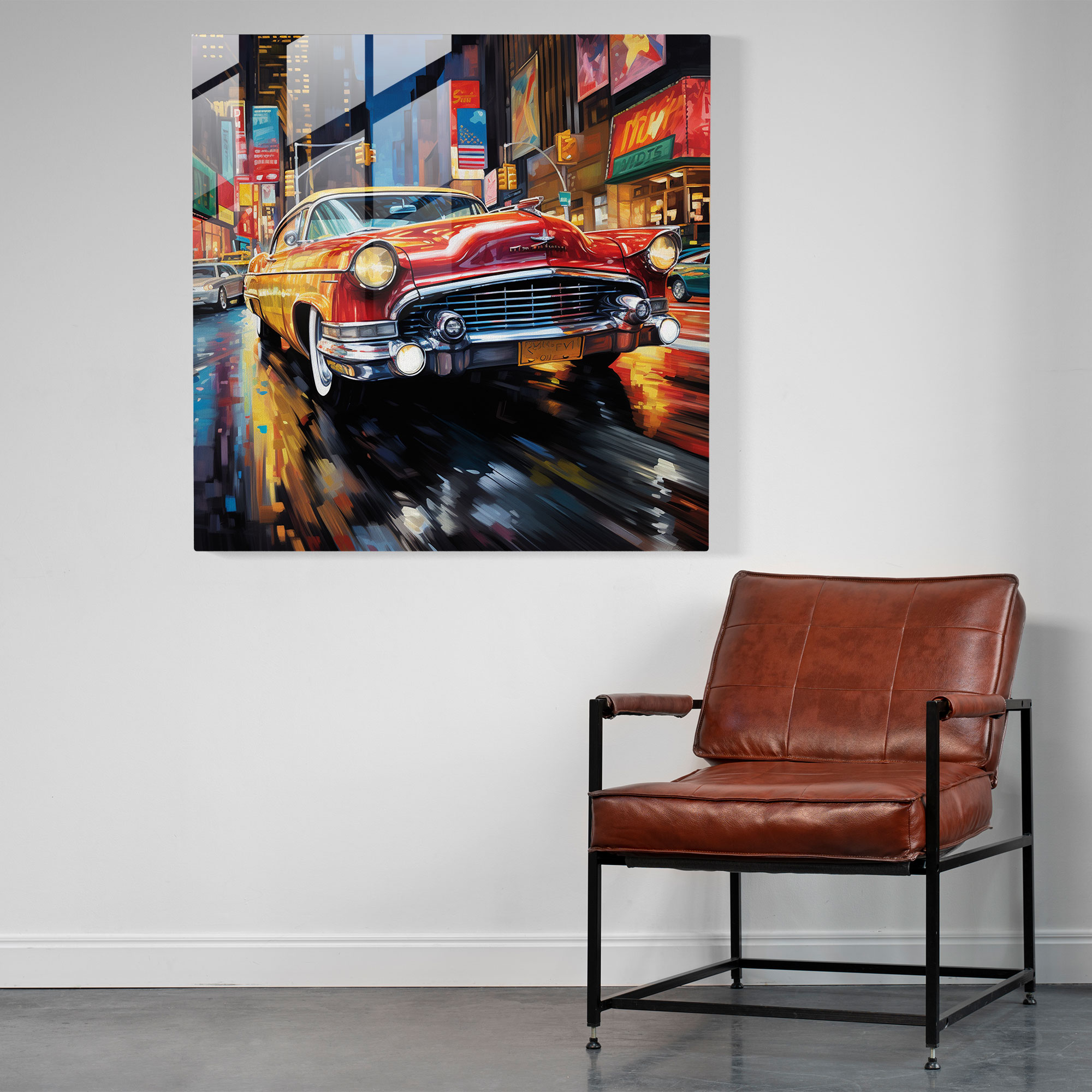 Goodfellas Glass Wall Art - Goodfellas, Classic Car, Wall Decoration, Glass Print