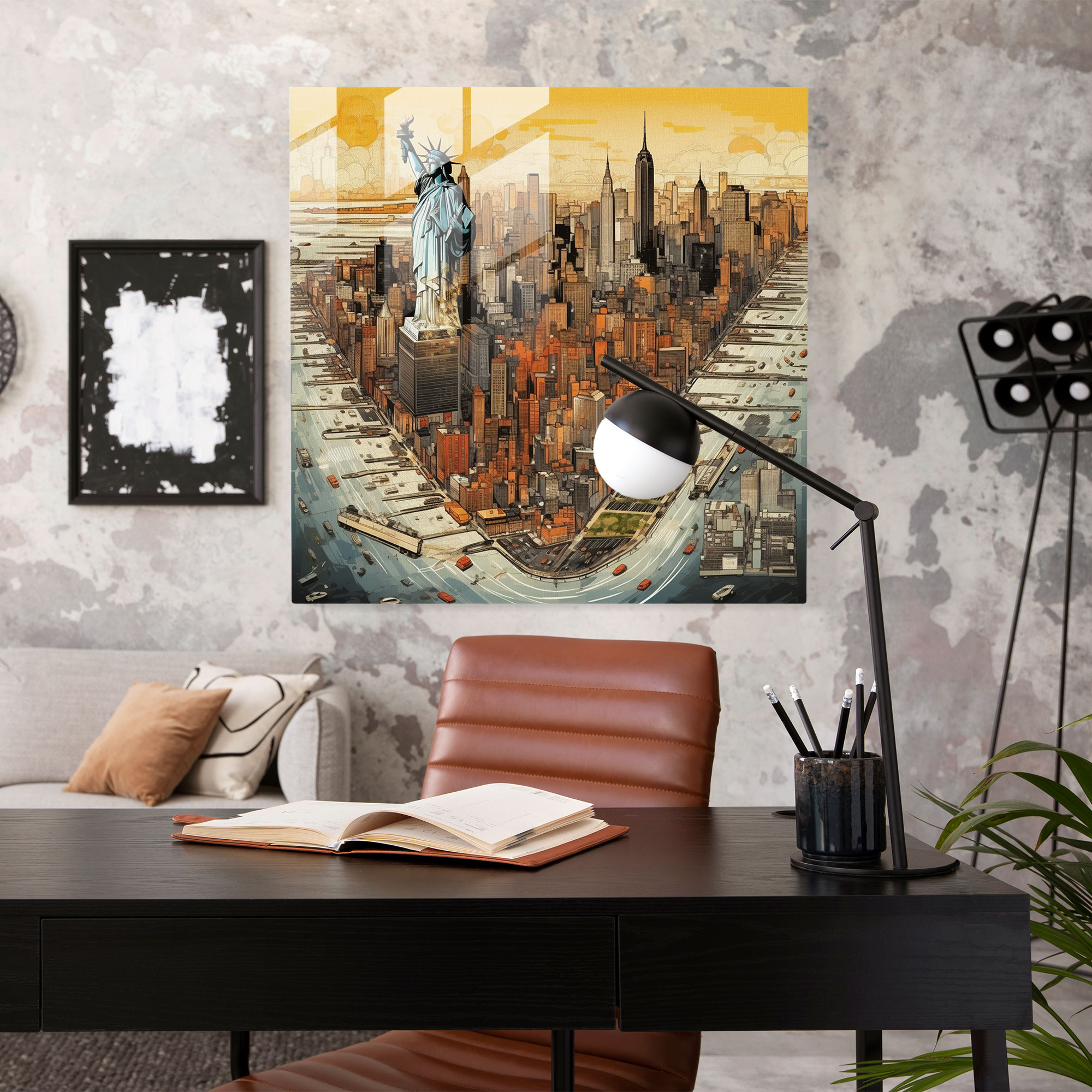 Urban Nostalgia Glass Print - Goodfellas, Glass Wall Art, Urban Charm, Modern Art