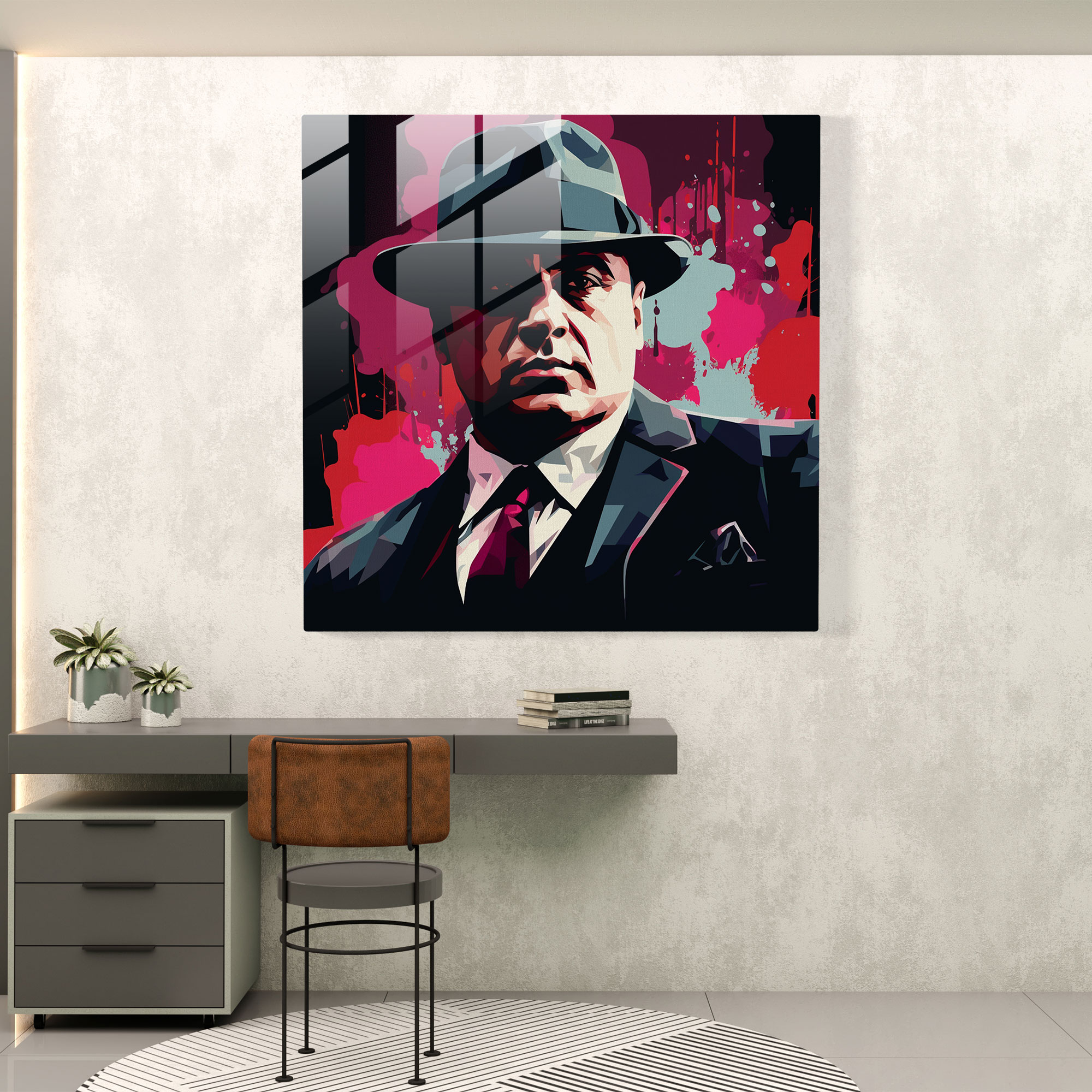 Goodfellas Glass Print - Goodfellas, Charismatic Charm, Intriguing, Glass Print