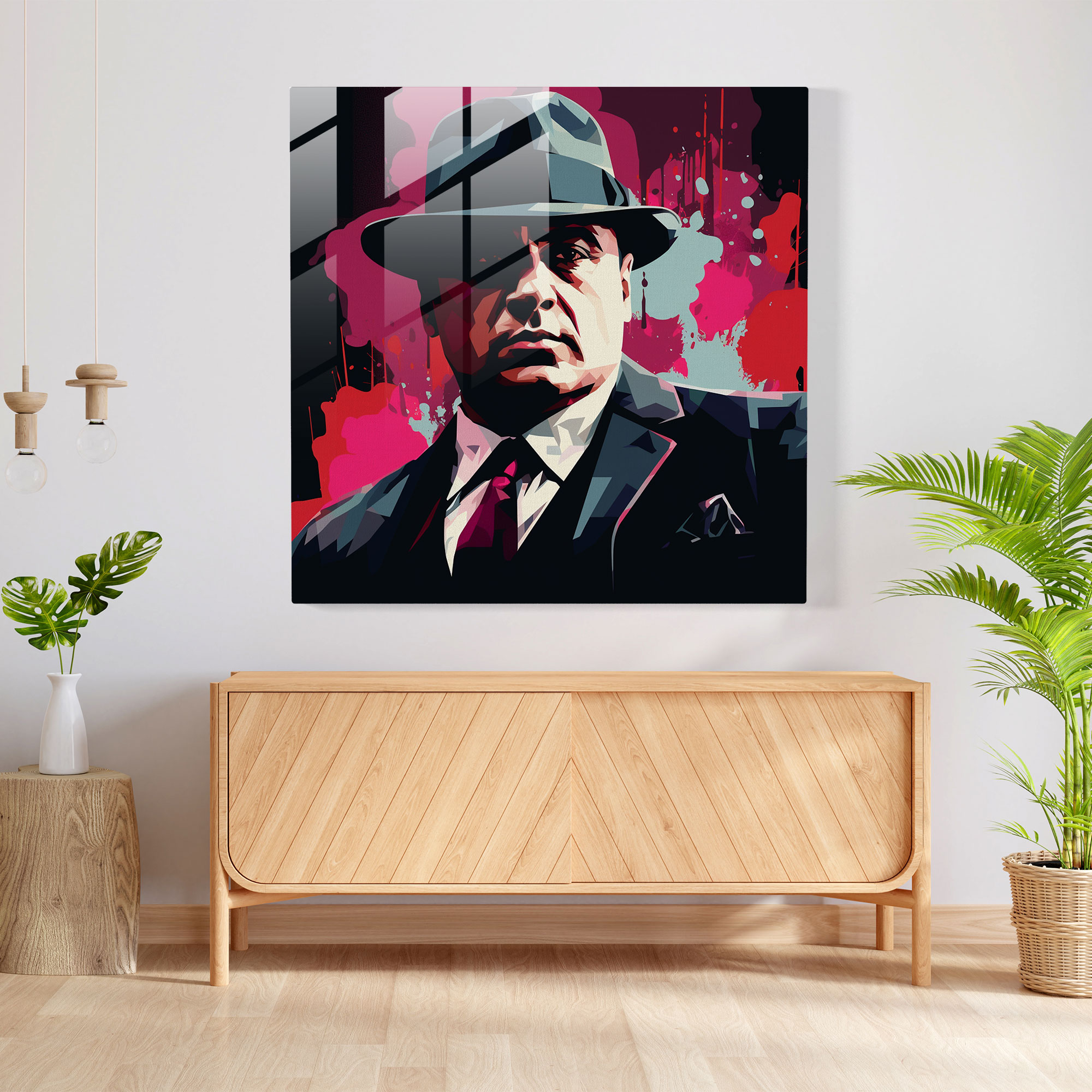 Goodfellas Glass Print - Goodfellas, Charismatic Charm, Intriguing, Glass Print