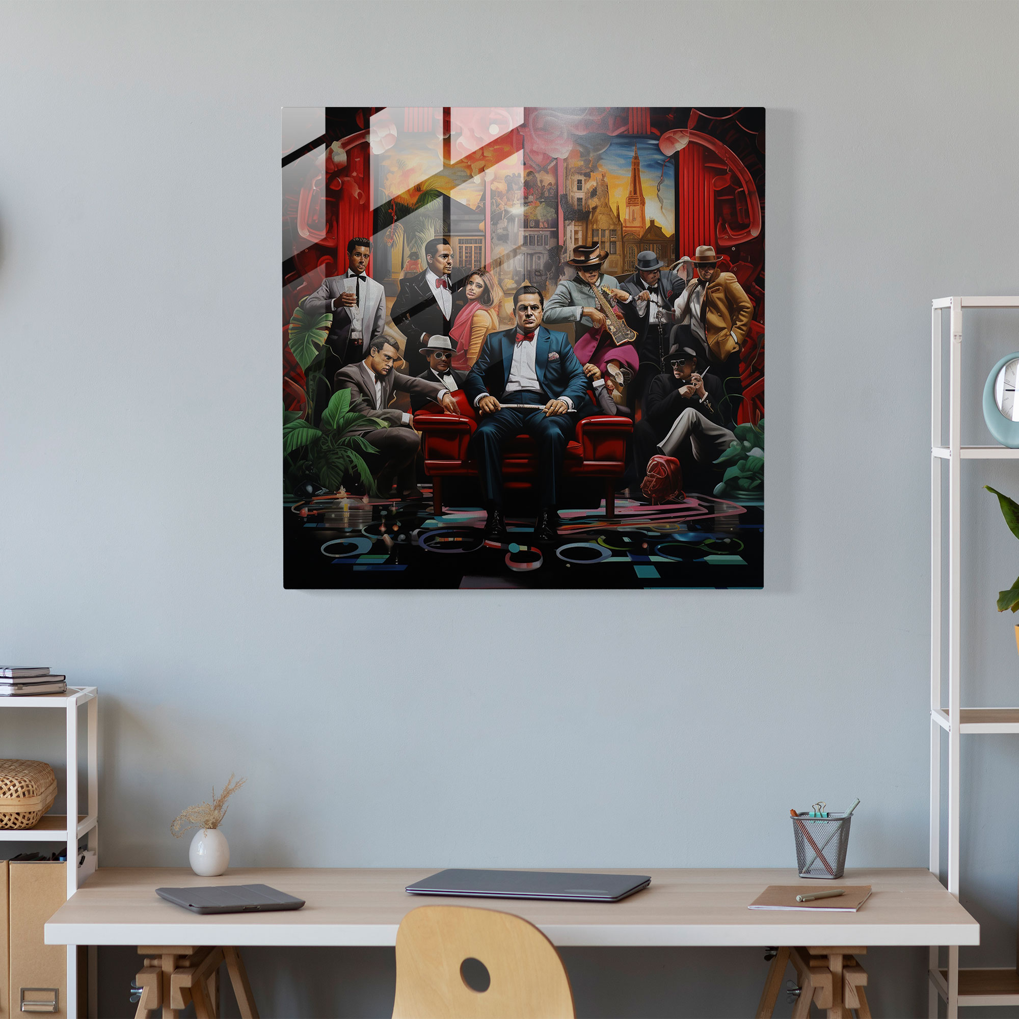 Goodfellas Glass Wall Art - Goodfellas, Iconic Mafia Scenes, Imagination, Modern Art