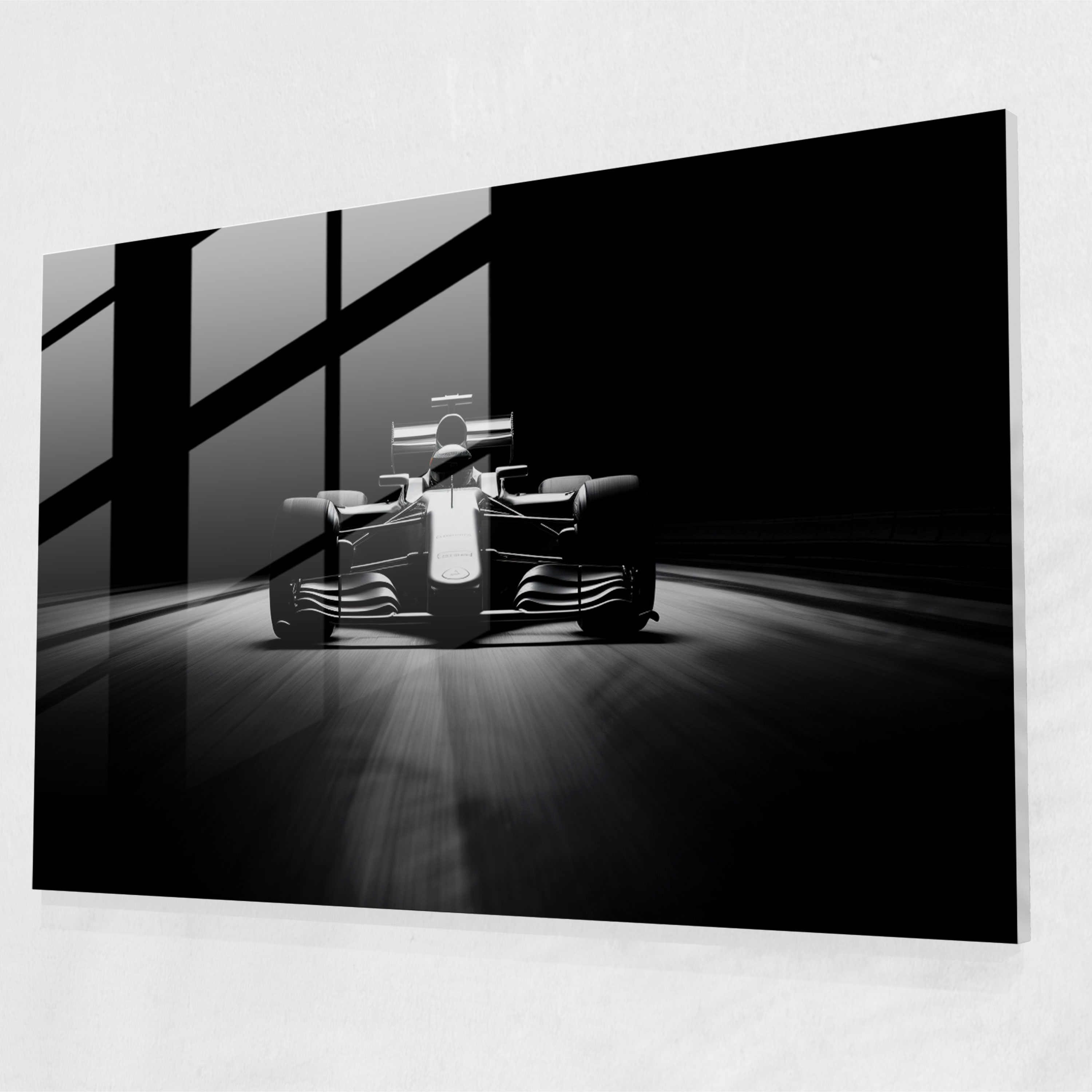 Formula 1 Glass Wall Art - Formula 1, Glass Wall Art, Racing, Minimalist