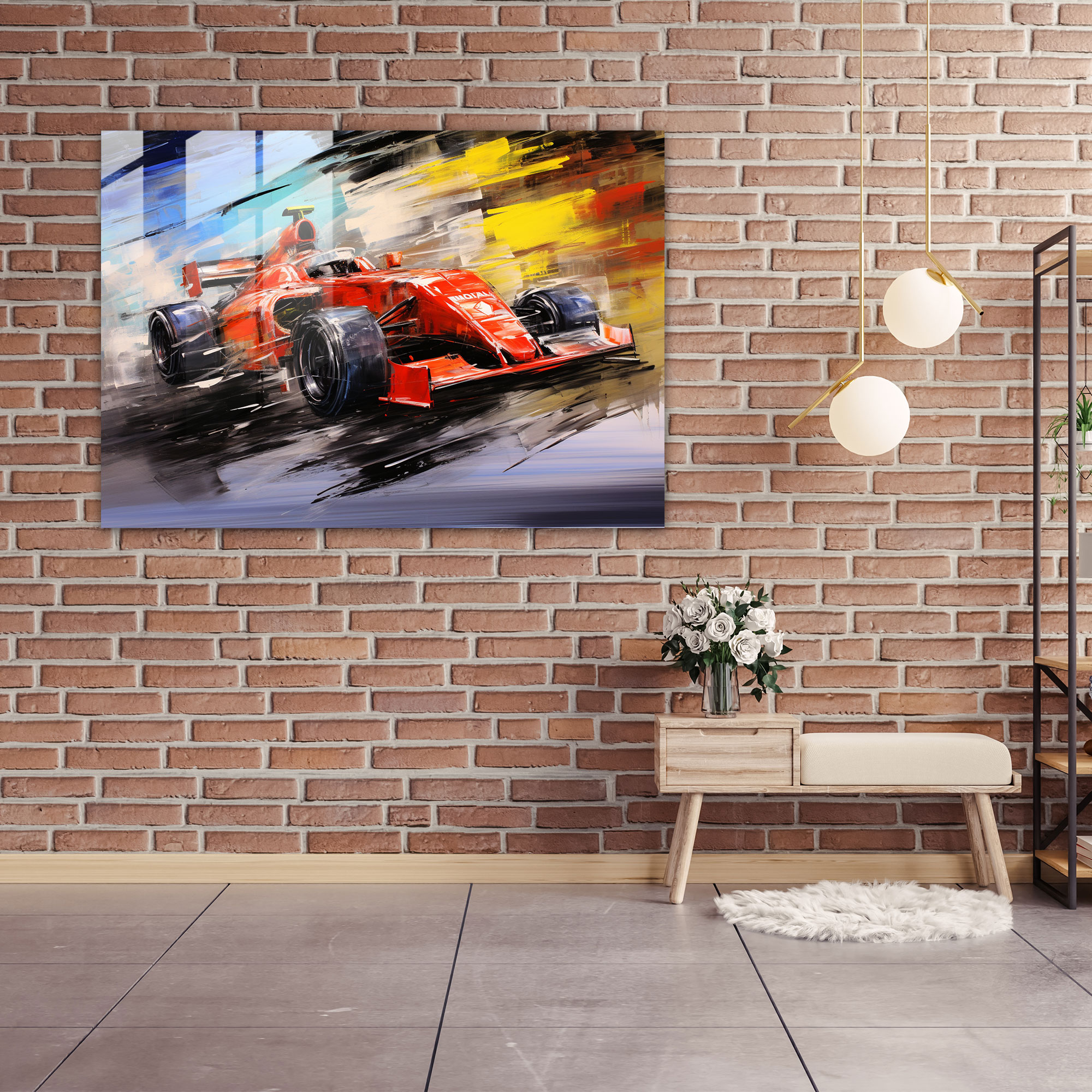 Formula 1 Cam Tablo - Formula 1 Resim Yoğunluk Drama