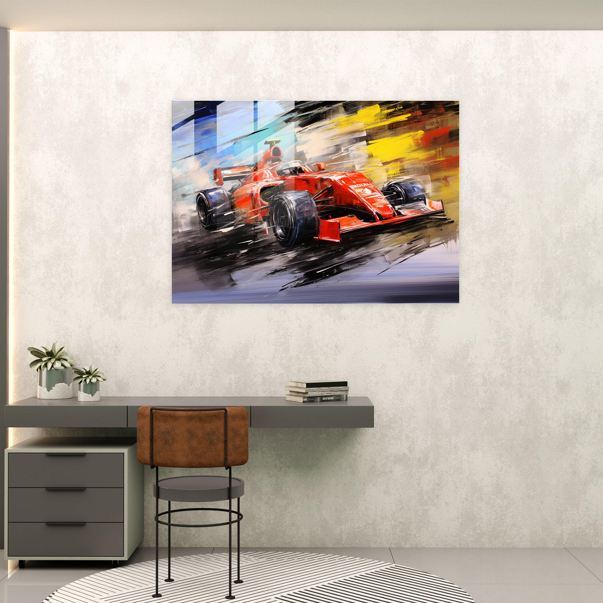 Formula 1 Cam Tablo - Formula 1 Resim Yoğunluk Drama
