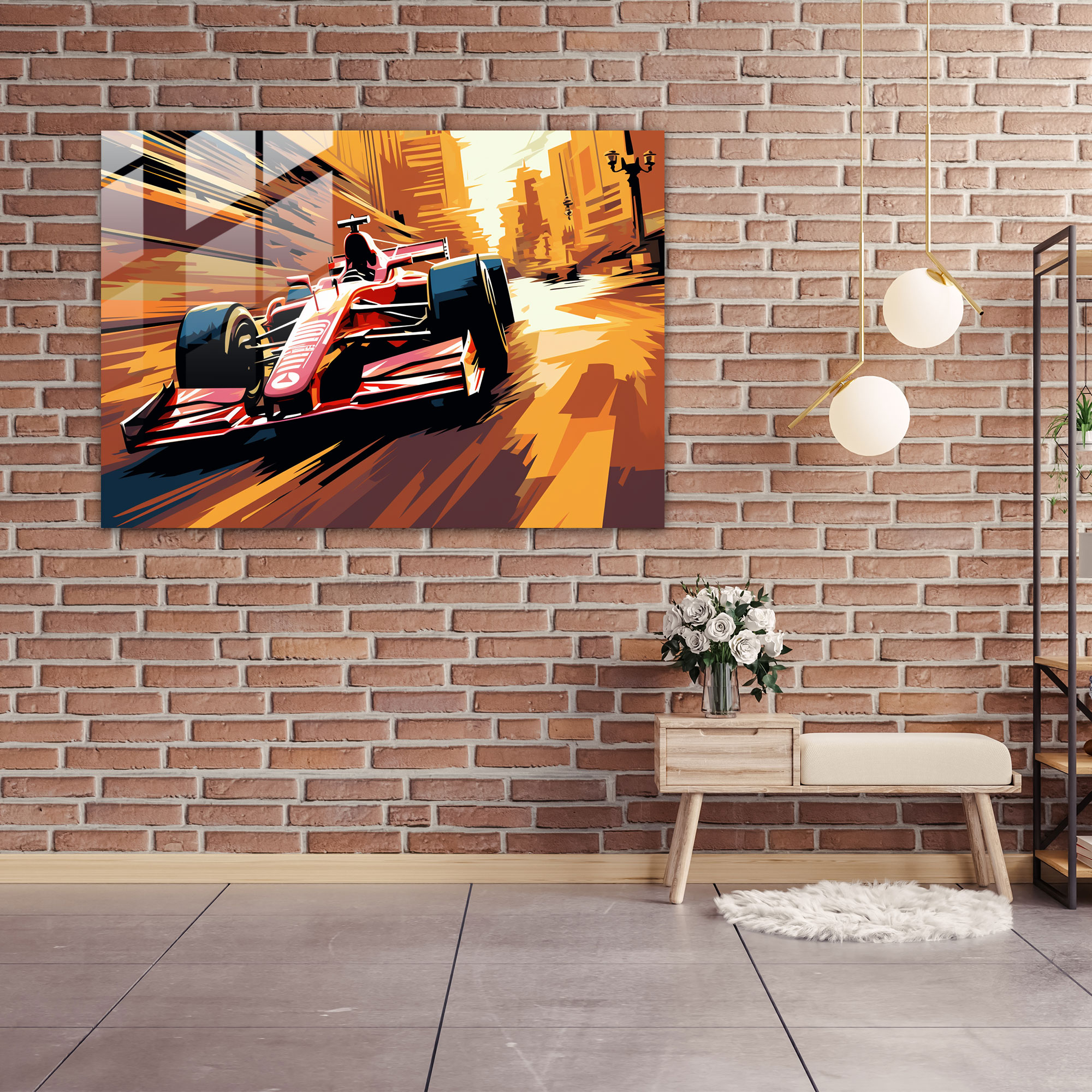 Formula 1 Glass Art - Formula 1, Glass Print, Formula 1, Illustration