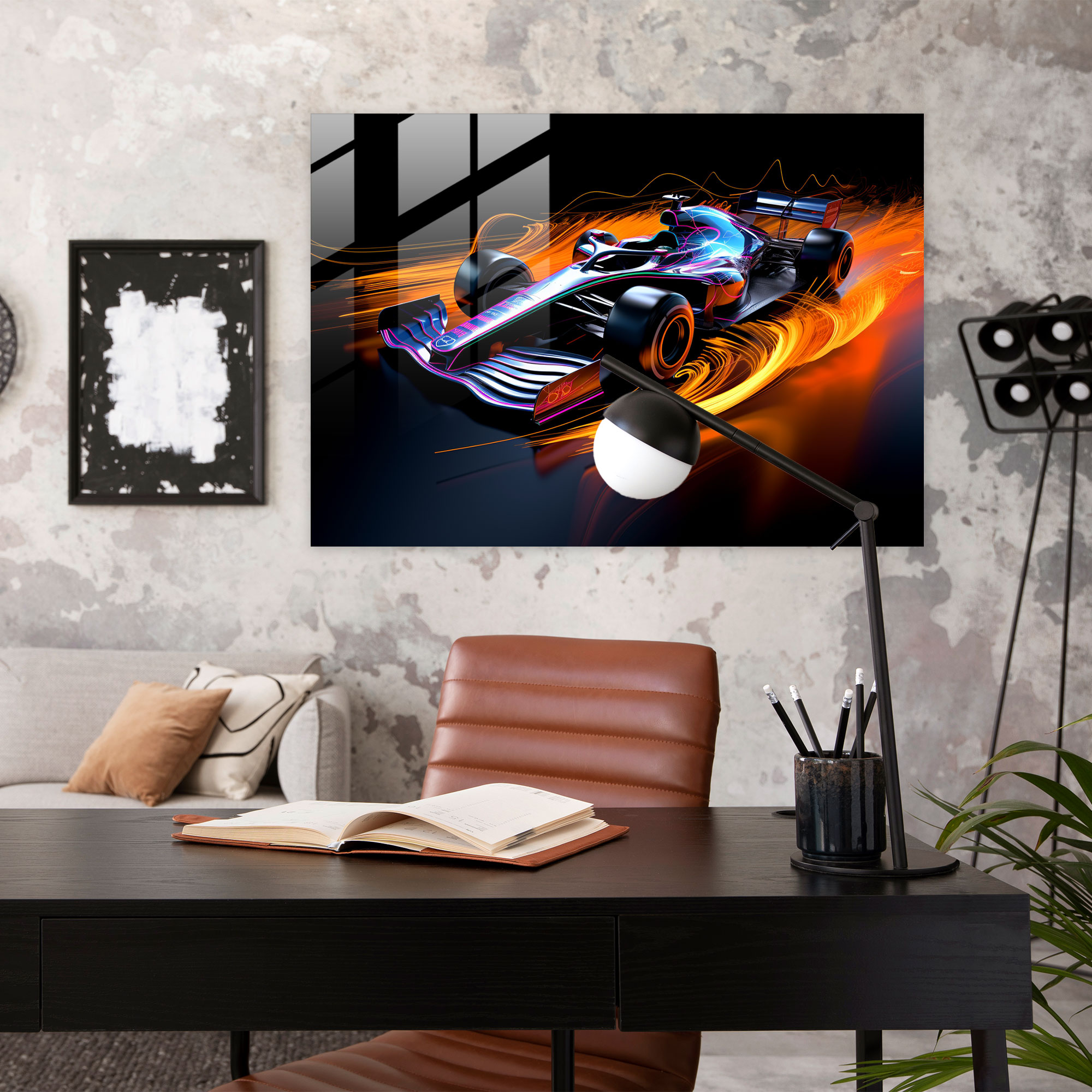 Formula 1 Glass Wall Art - Formula 1, Racing, Formula 1, Glass Print