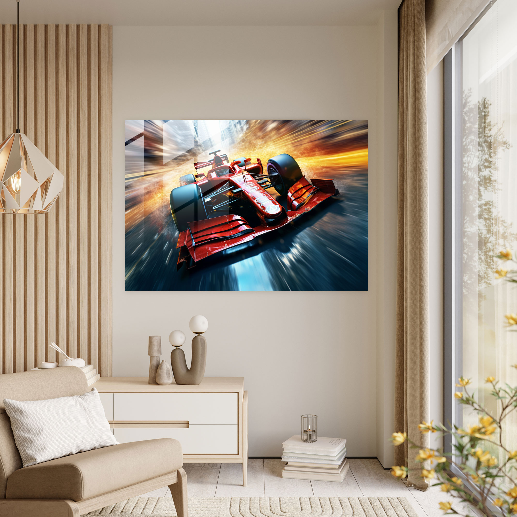 Formula 1 Wall Decoration - Formula 1, Photorealistic Image, Home Decoration, Modern Art