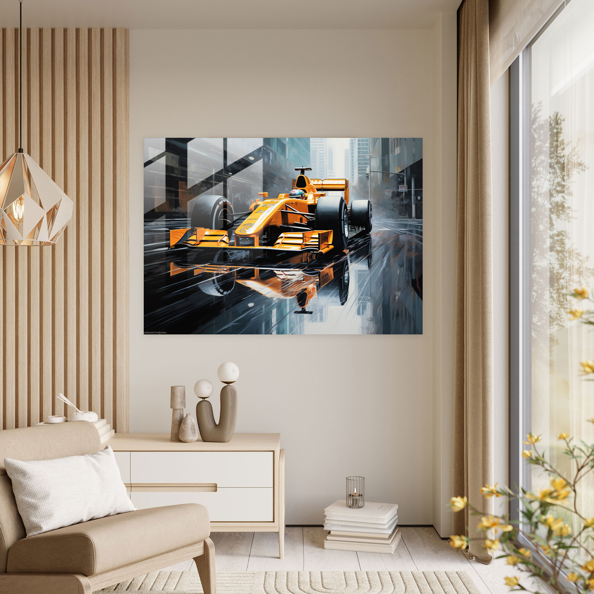 Formula 1 Glass Wall Art - Formula 1, Wall Decoration, Formula 1, Home Decoration