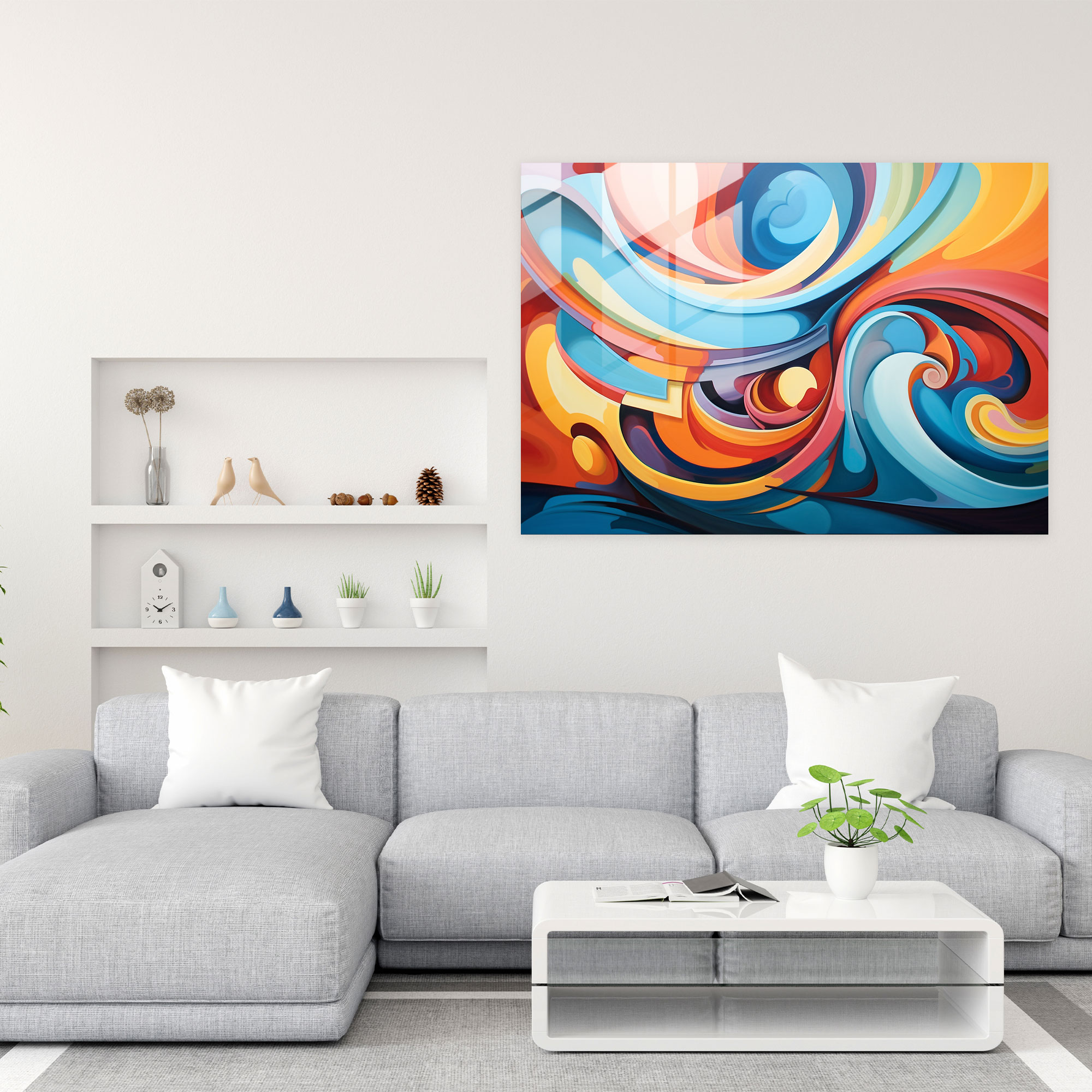 Formula 1 Glass Print - Formula 1, Glass Print, Intense Energy, Modern Art