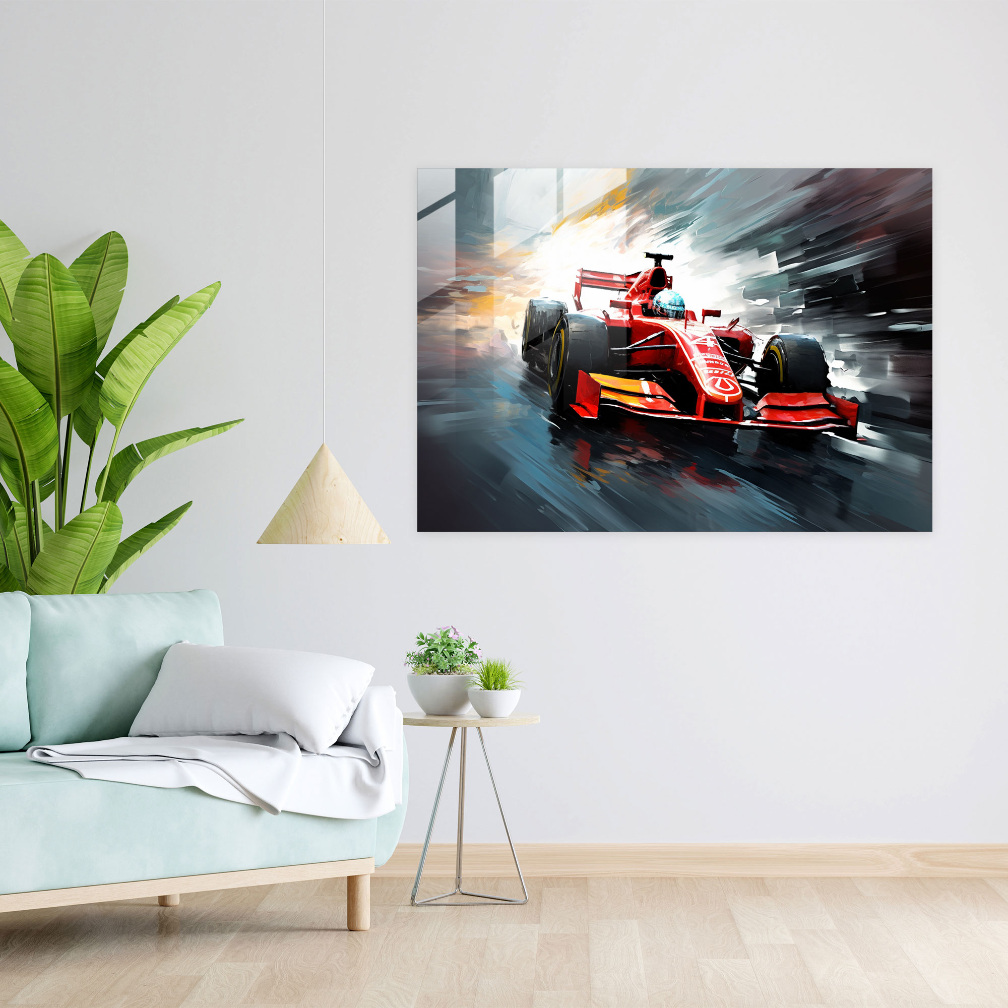Formula 1 Glass Wall Art - Formula 1, Glass Print, Vibrant, Wall Decoration