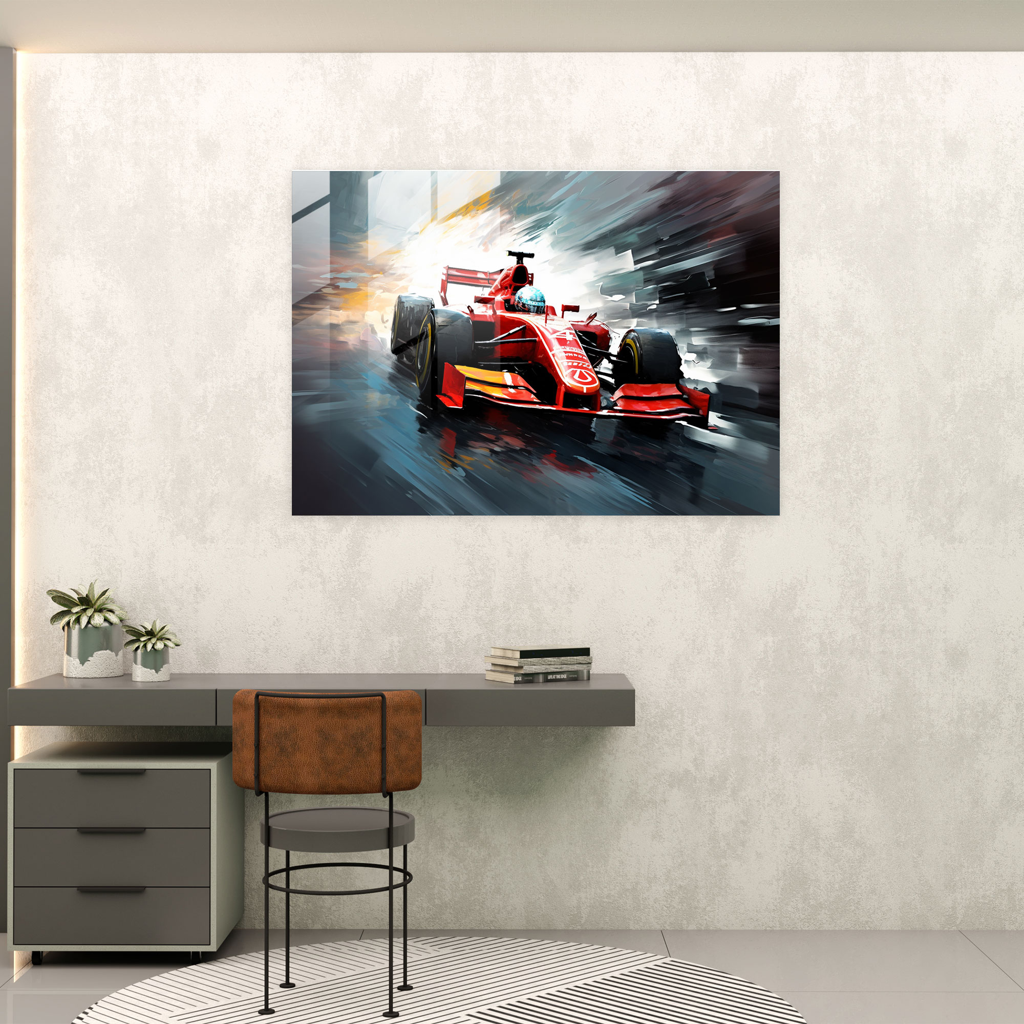 Formula 1 Glass Wall Art - Formula 1, Glass Print, Vibrant, Wall Decoration