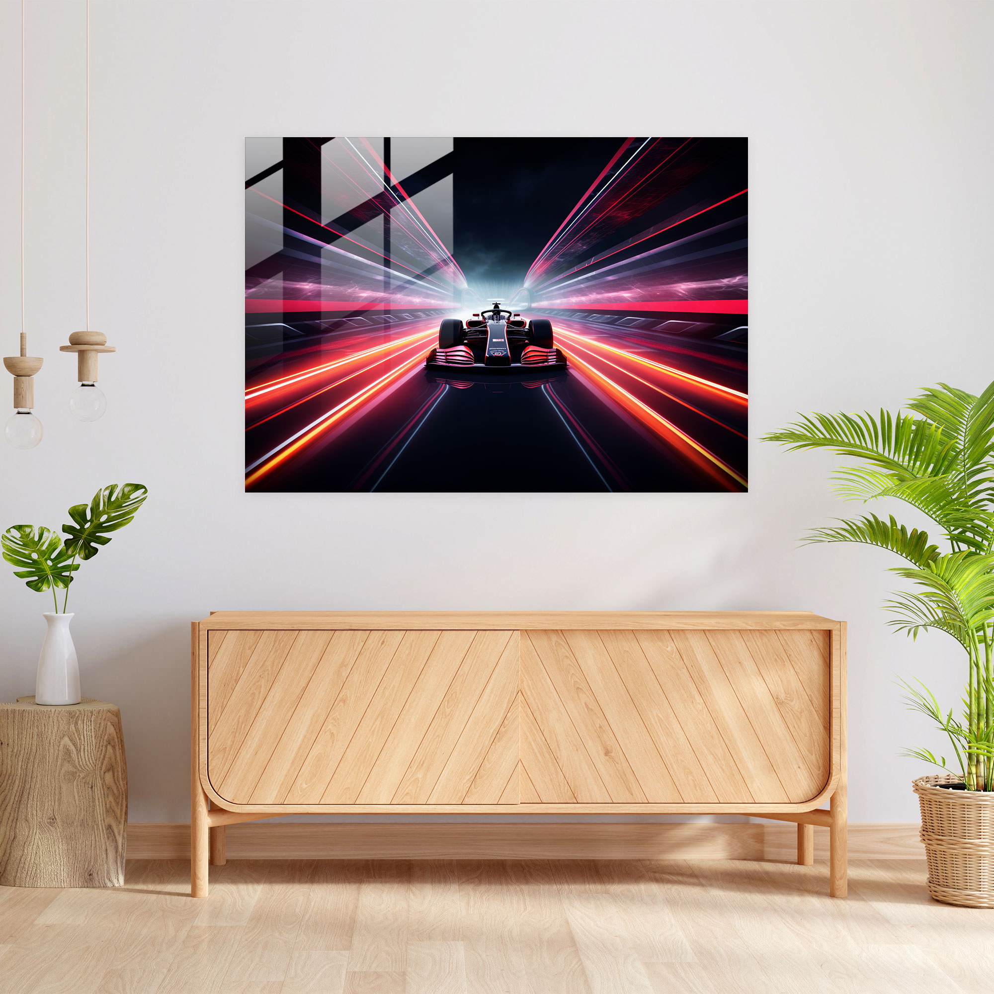 Formula 1 Glass Print - Formula 1, Sleek Design, Glass Print, Glass Wall Art
