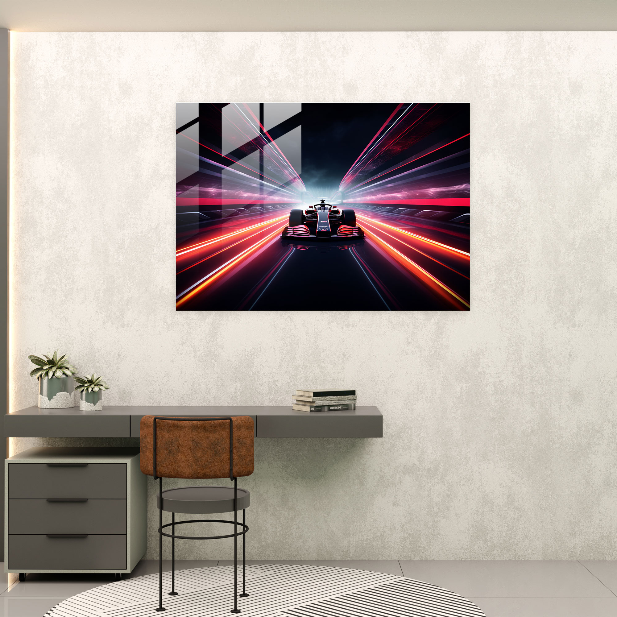 Formula 1 Glass Print - Formula 1, Sleek Design, Glass Print, Glass Wall Art