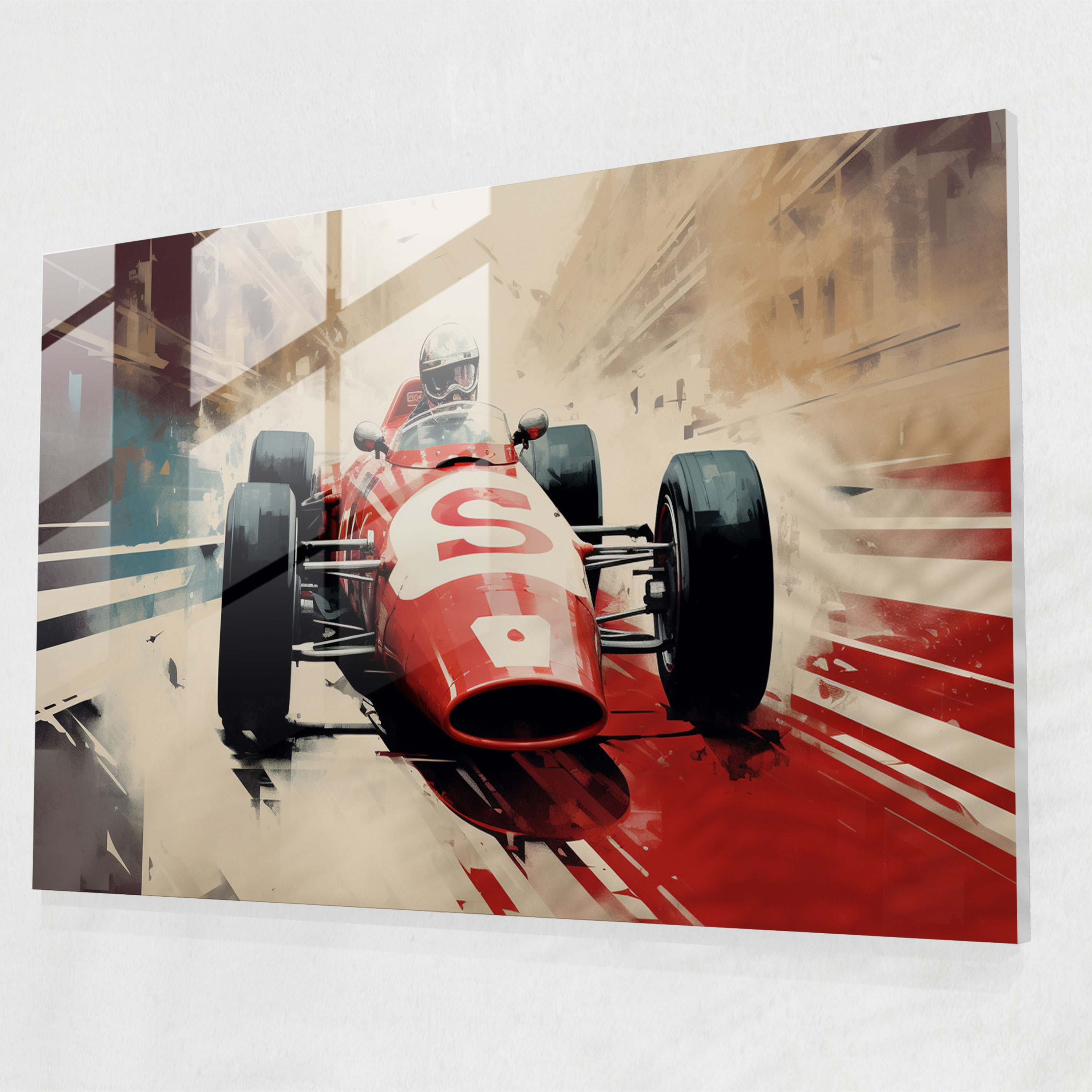 Formula 1 Glass Wall Art - Formula 1, Glass Print, Formula 1, Nostalgia