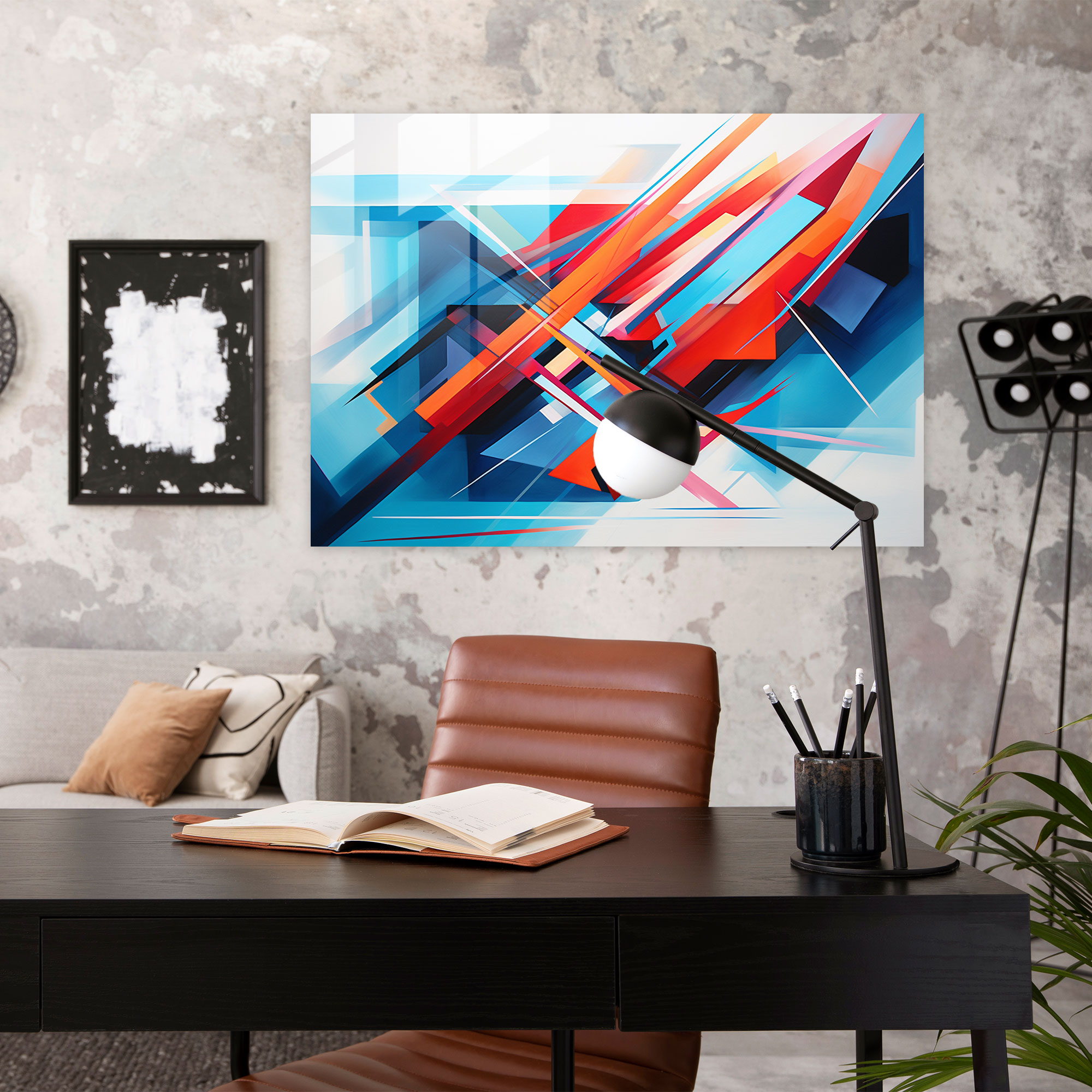 Formula 1 Glass Art - Formula 1, Glass Wall Art, Precision, Geometric Abstract Art