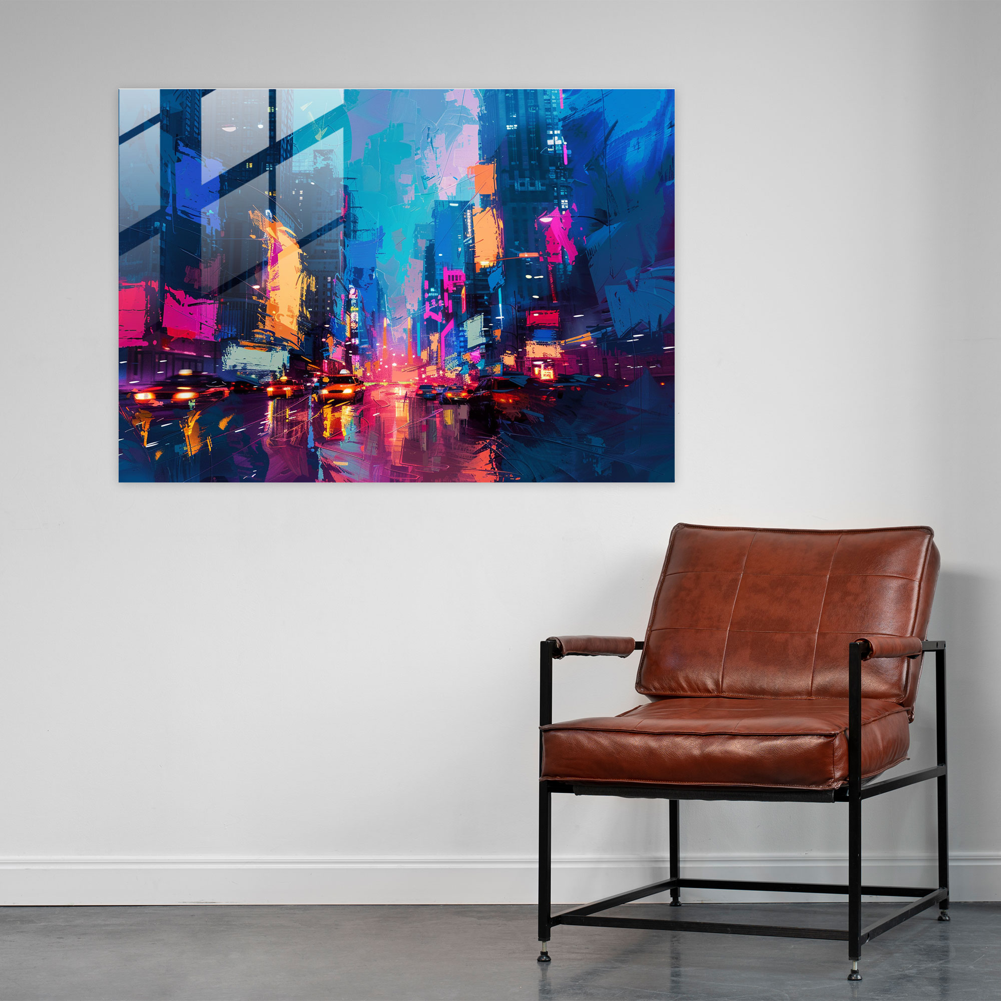 Fovism Art Style Glass Print - Fovism, Glass Print, Modern Art, Glass Wall Art