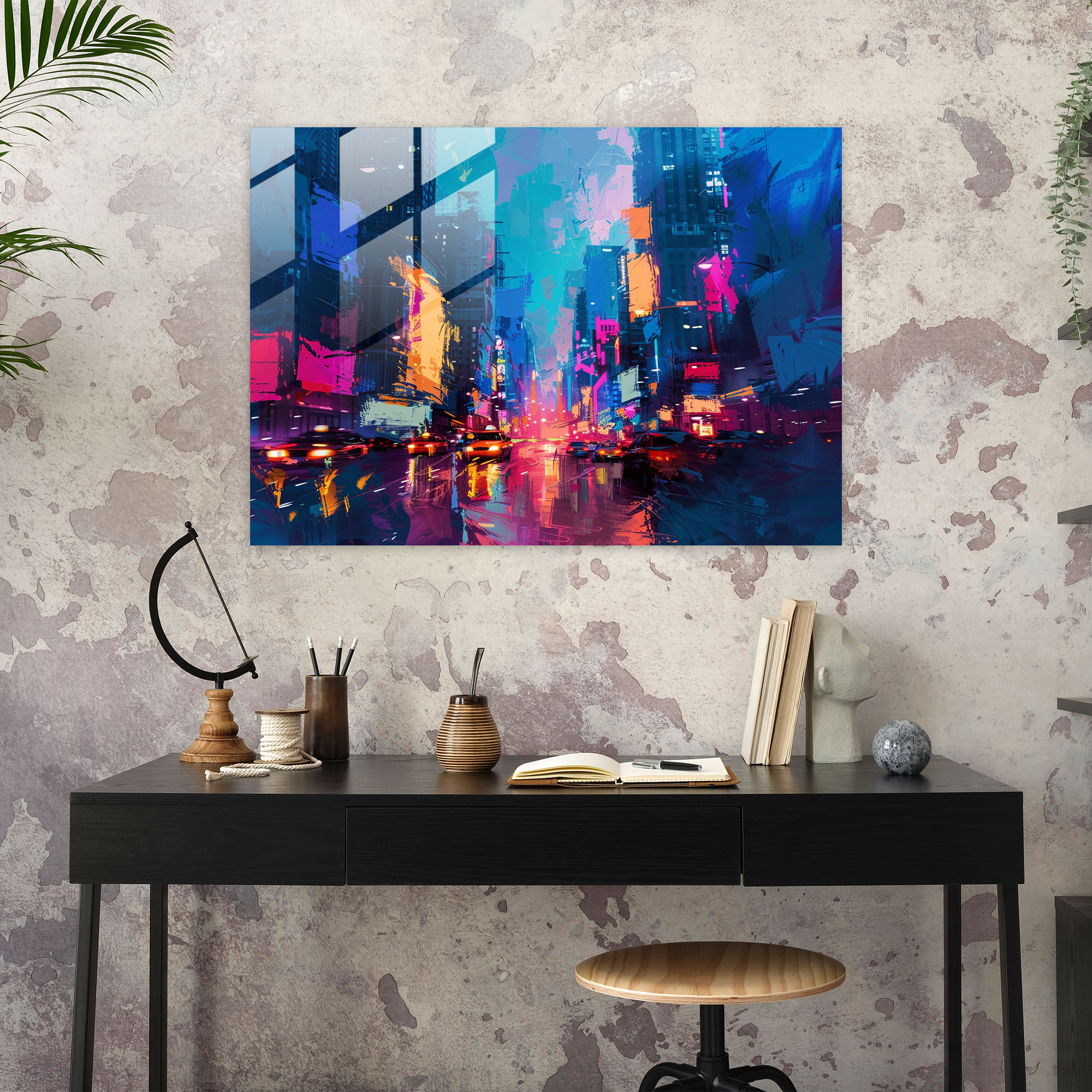 Fovism Art Style Glass Print - Fovism, Glass Print, Modern Art, Glass Wall Art