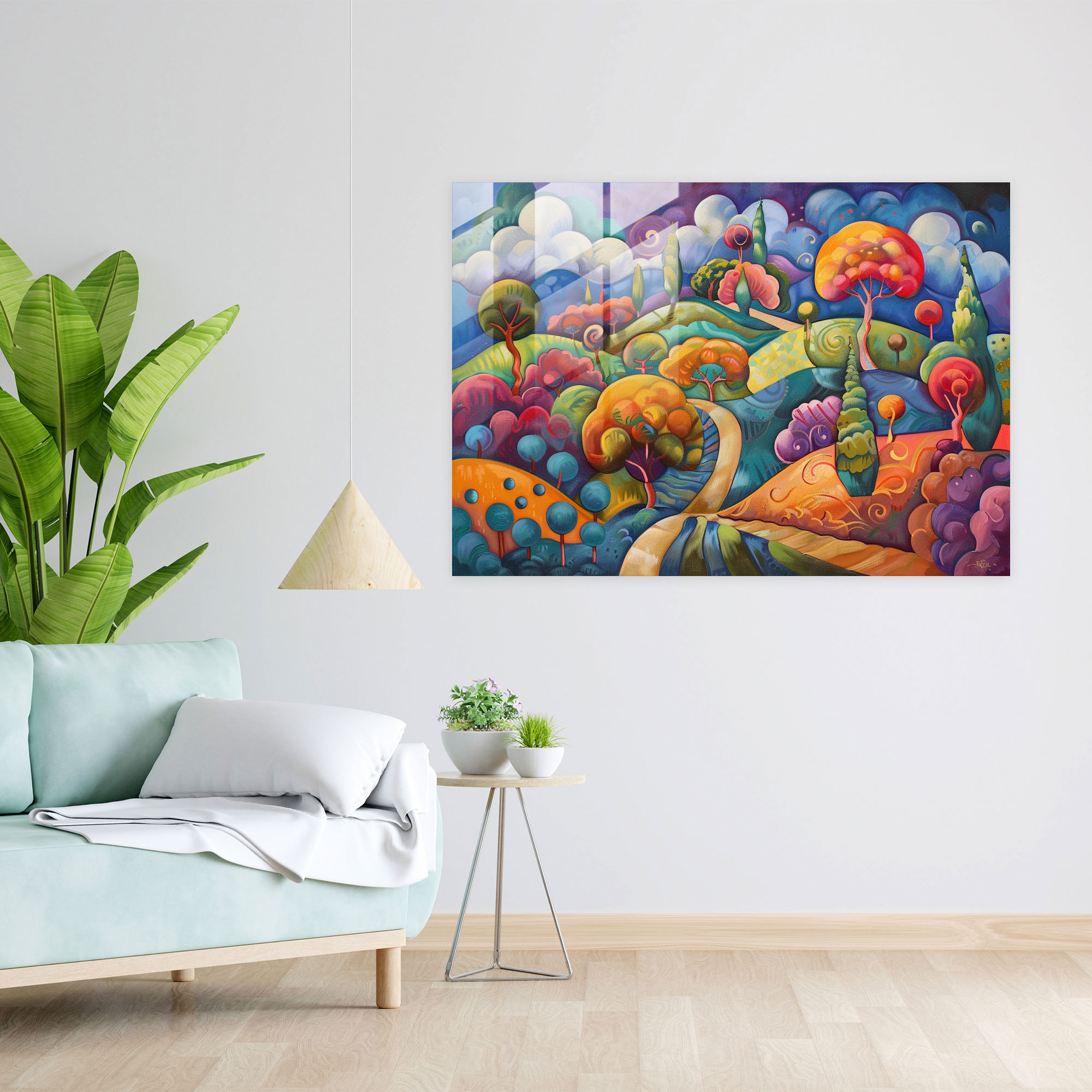 Fovism Art Style Modern Art - Fovism, Glass Print, Modern Art, Home Decoration