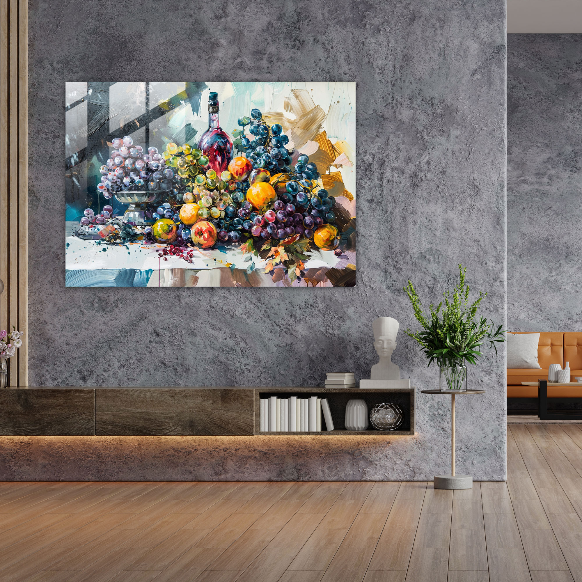 Fovism Art Style Home Decoration - Fovism, Modern Art, Home Decoration, Glass Print