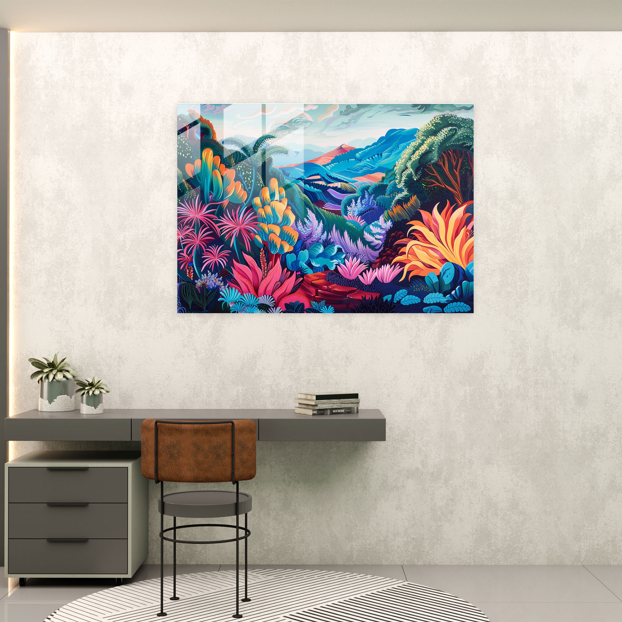Fovism Home Decoration - Vibrant Landscape - Fovism, Home Decoration, Modern Art, Fovism Art Style