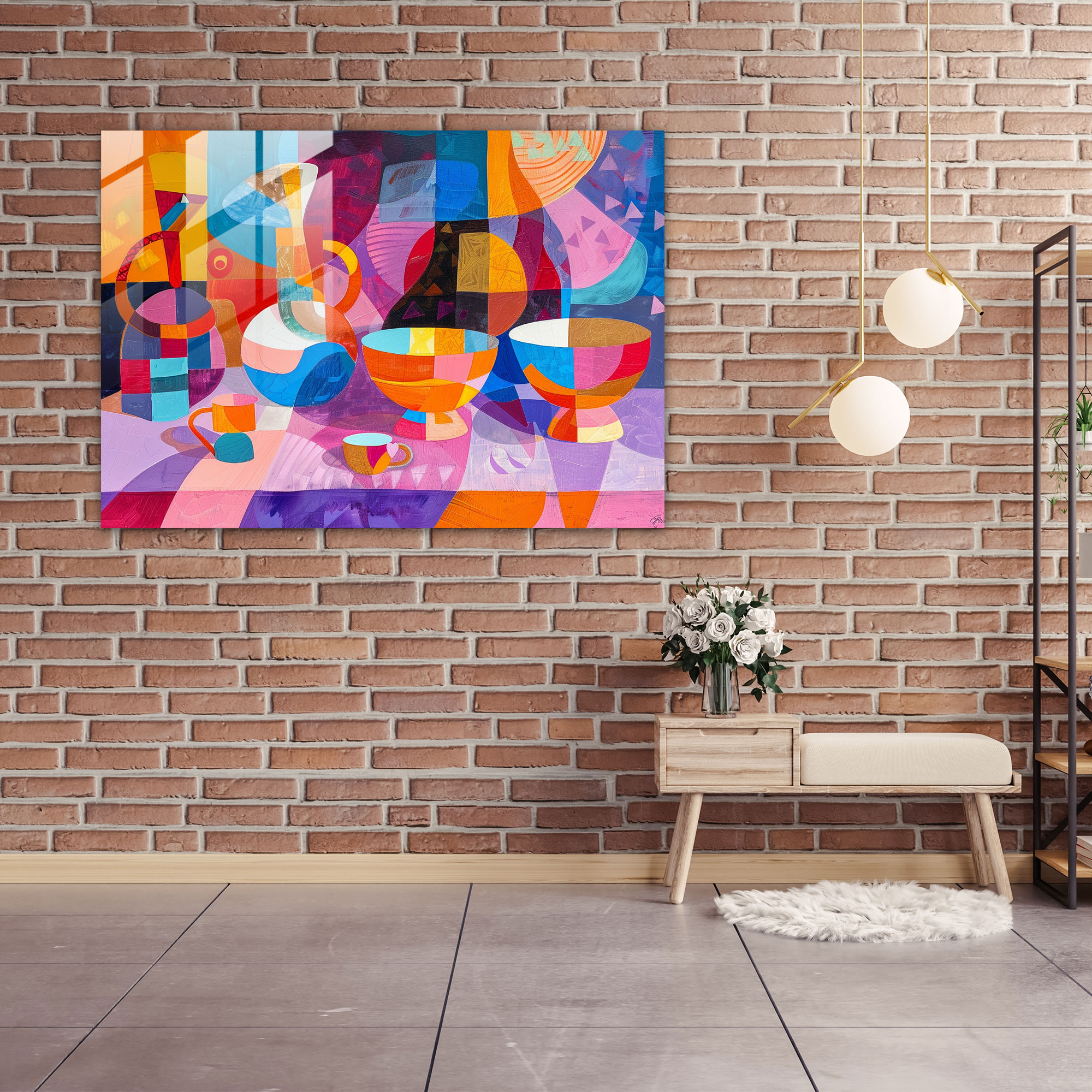 Fovism Wall Decoration - Bold Still Life - Fovism, Fovism Art Style, Wall Decoration, Glass Print