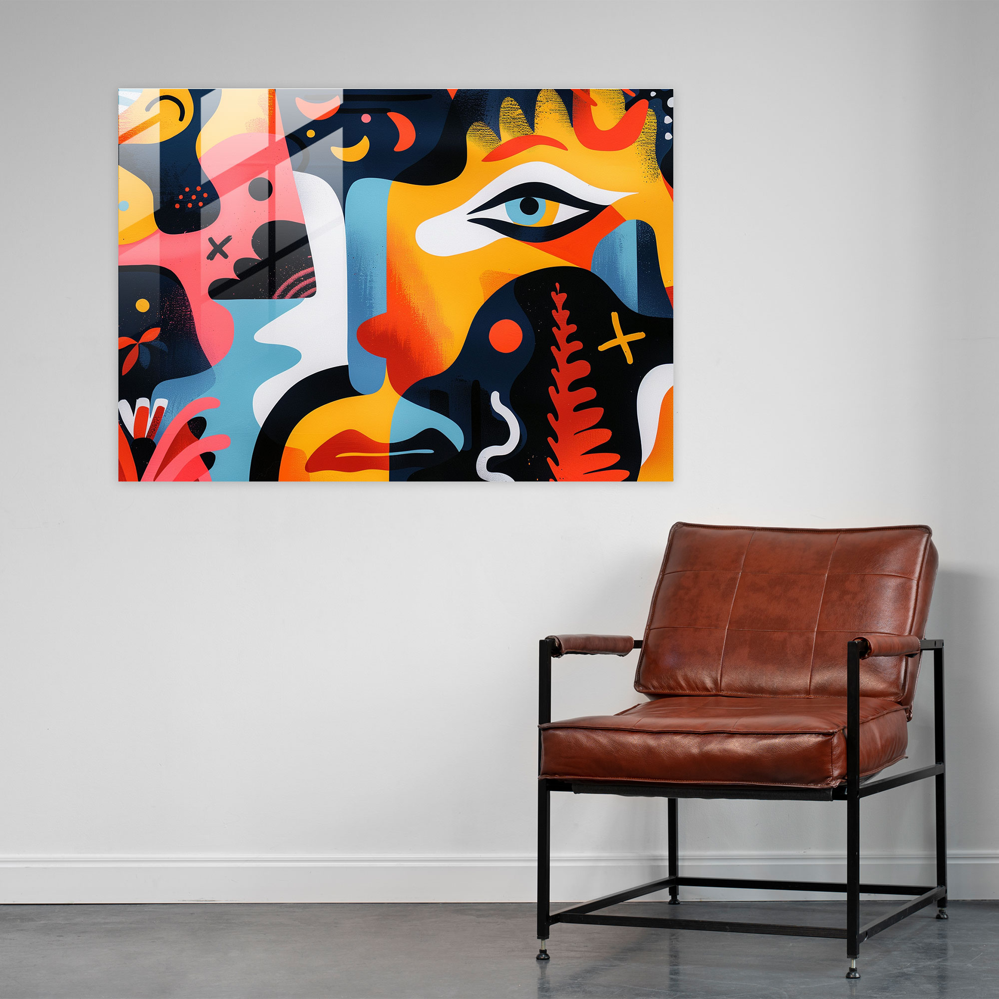 Fovism Glass Wall Art - Fovism, Home Decoration, Fovism Art Style, Glass Print
