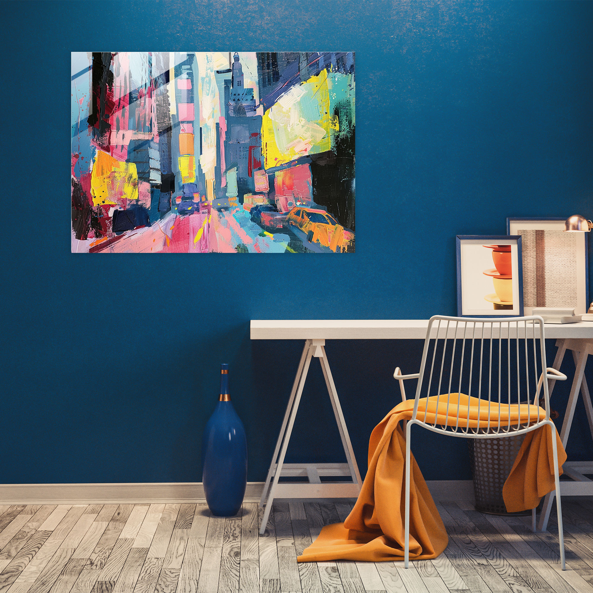 Fovism Glass Print - Fovism, Glass Print, Glass Art, Fovism Art Style