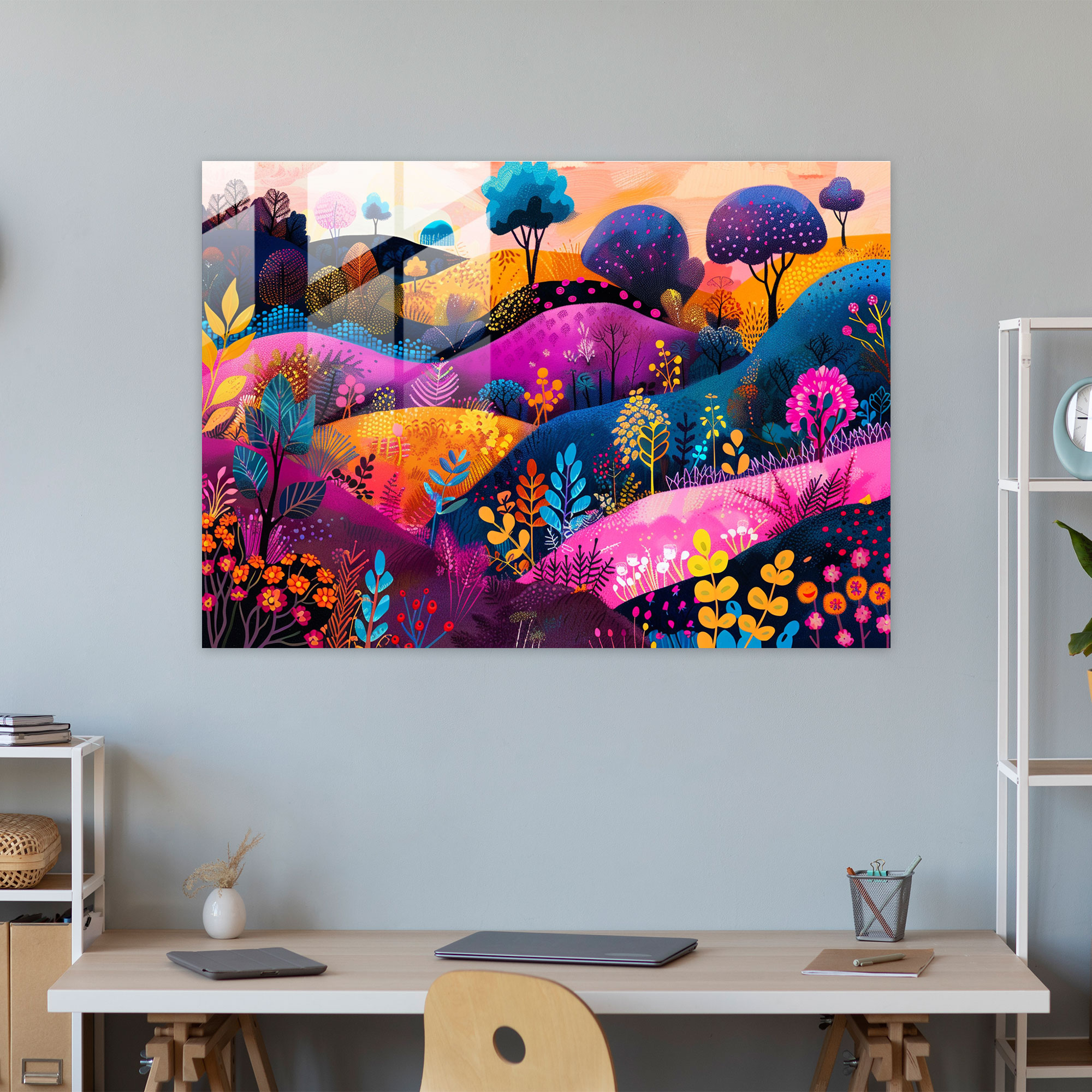 Fovism Wall Decoration - Fovism, Glass Art, Wall Decoration, Glass Print