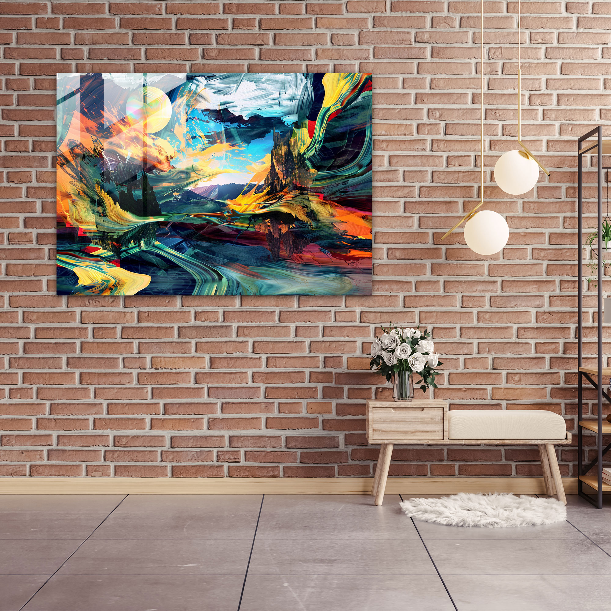 Fovism Art Style Glass Wall Decoration - Fovism, Home Decoration, Glass Wall Decoration, Fovism Art Style