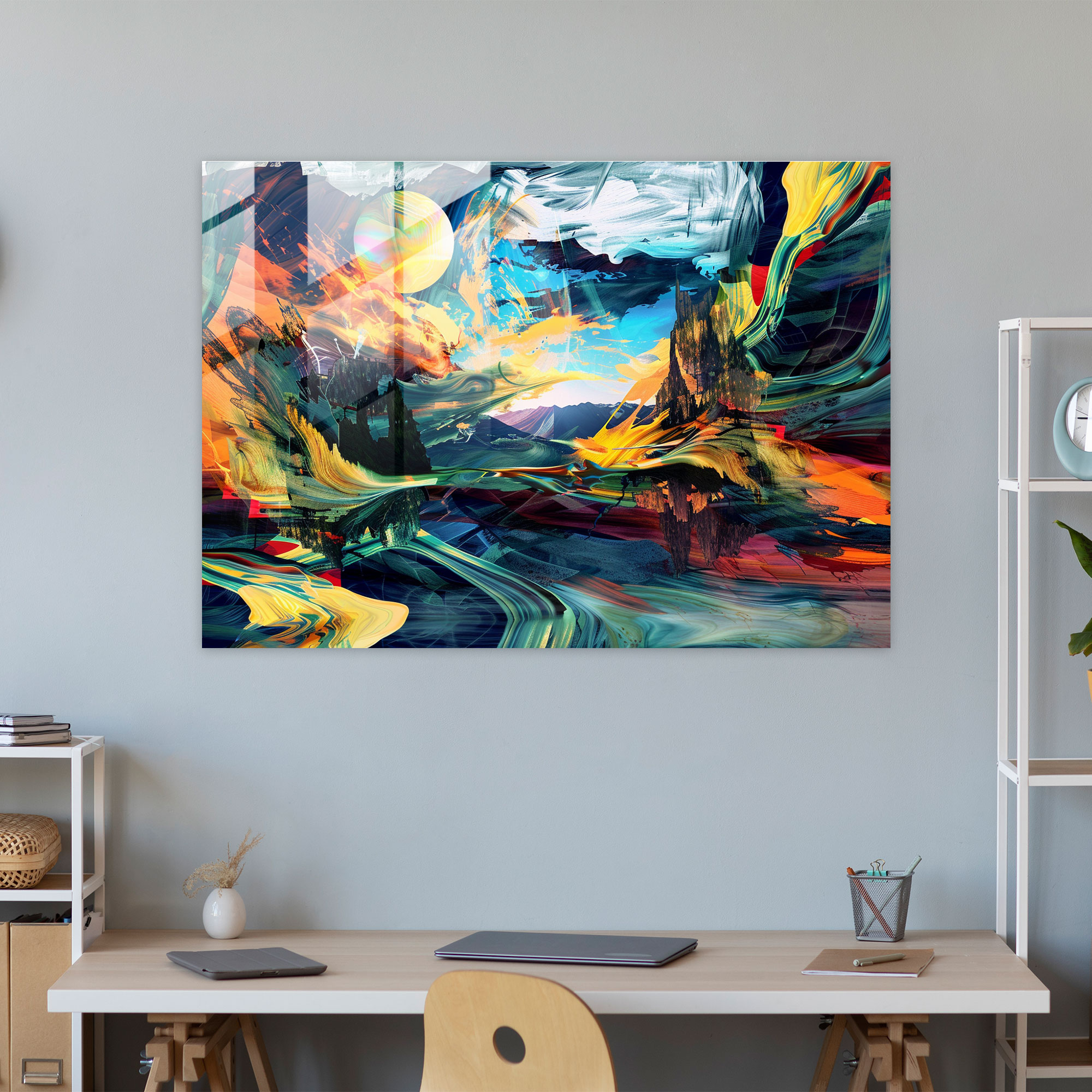 Fovism Art Style Glass Wall Decoration - Fovism, Home Decoration, Glass Wall Decoration, Fovism Art Style