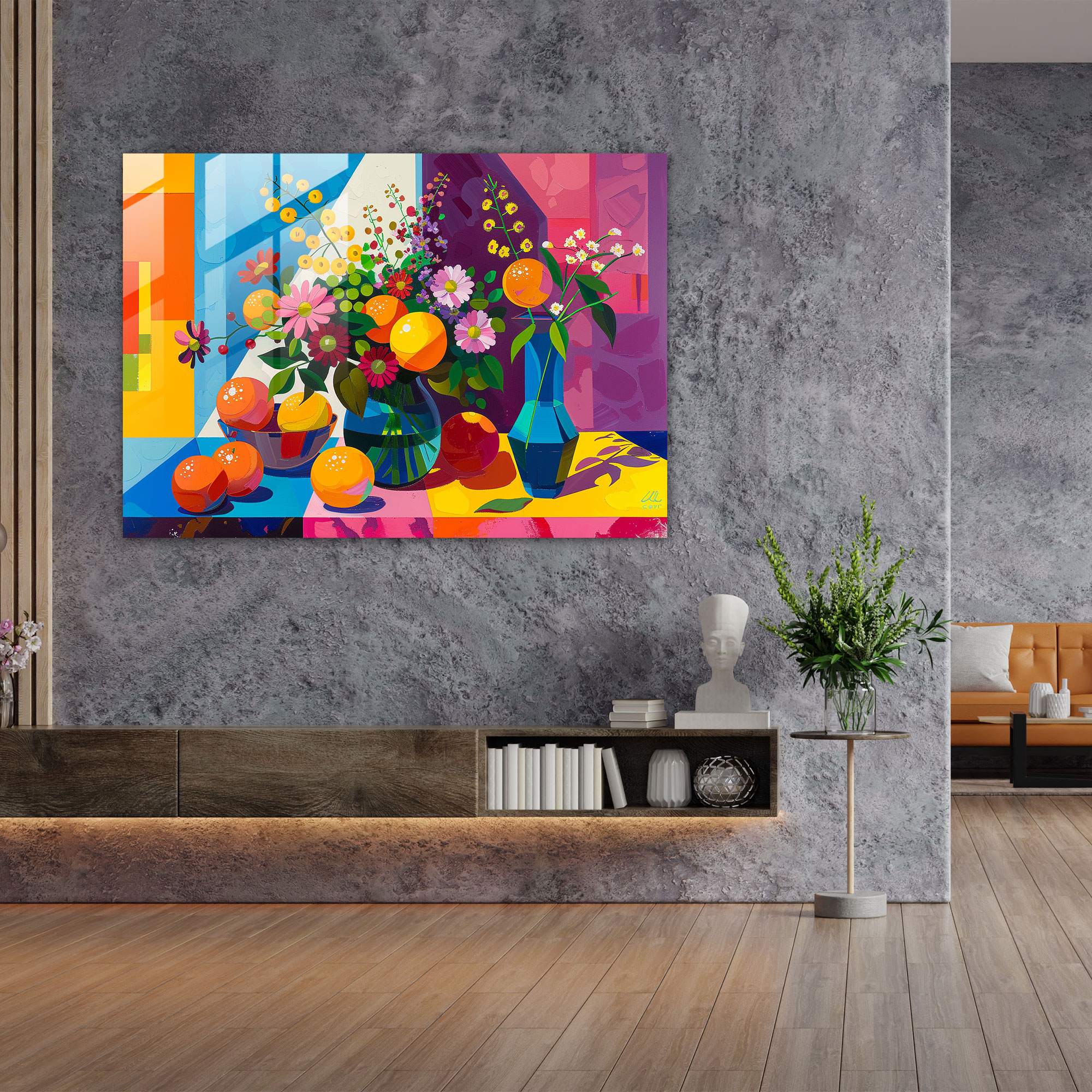 Fovism Art Style Glass Wall Art Decor - Fovism, Glass Wall Art Decor, Fovism Art Style, Wall Decoration