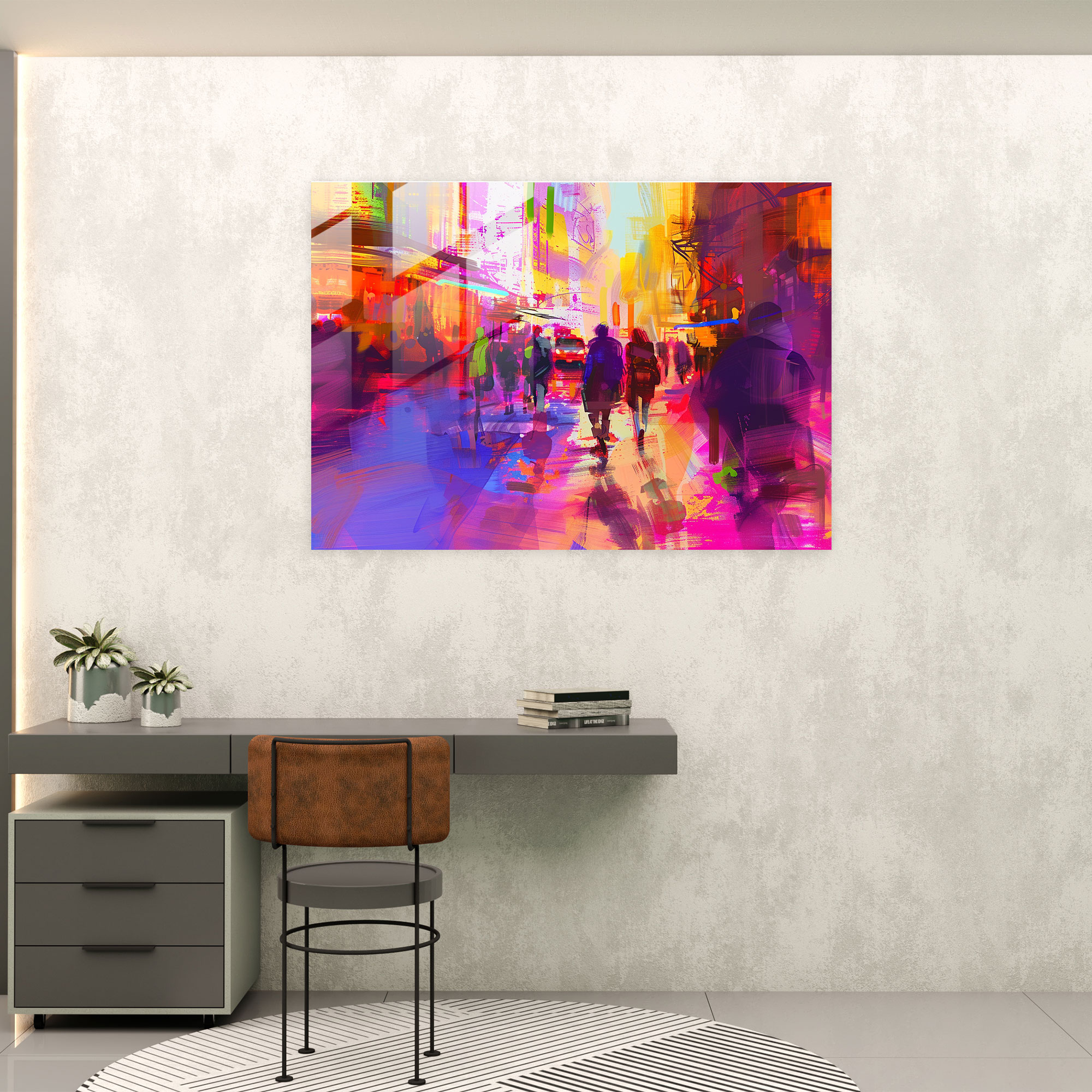 Fovism Art Style Glass Wall Art Decoration - Fovism, Modern Art, Fovism Art Style, Glass Wall Art Decoration
