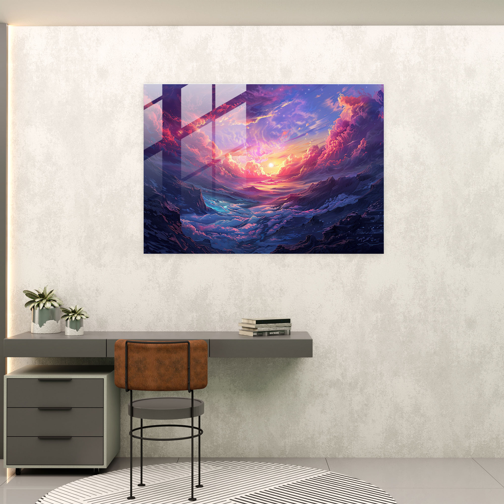 Fovism Art Style Wall Decoration - Fovism, Wall Decoration, Bold Contrasts, Glass Art