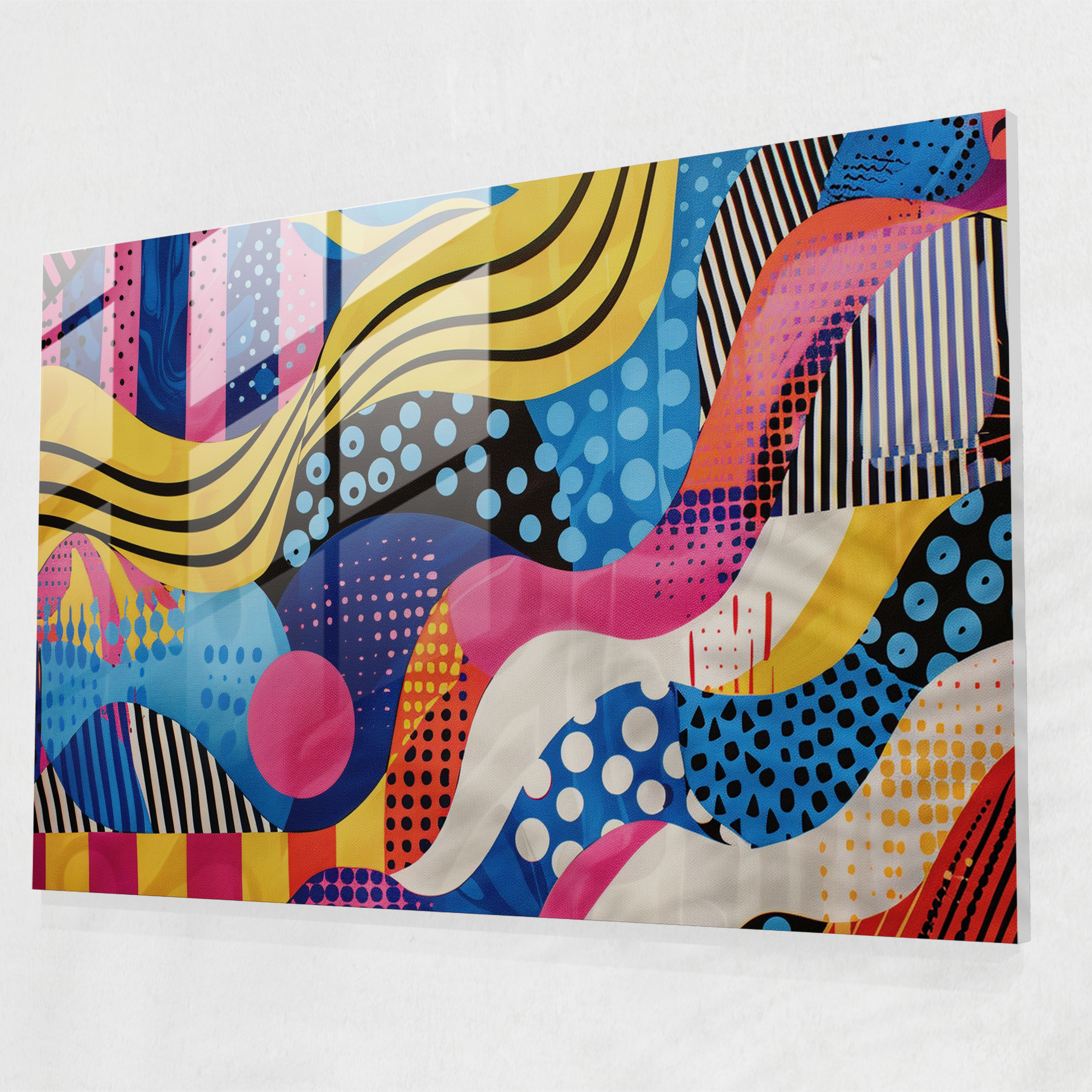 Fovism Art Style Glass Art - Fovism, Home Decoration, Dynamic Compositions, Glass Print