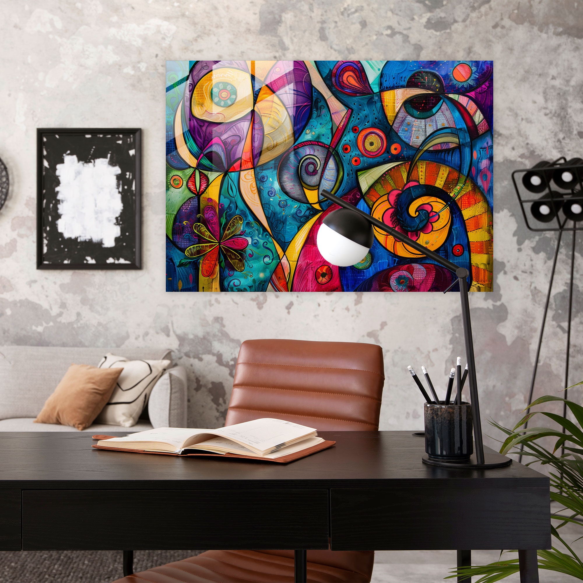 Fovism Art Style Modern Art - Fovism, Bright Hues, Glass Print, Wall Decoration
