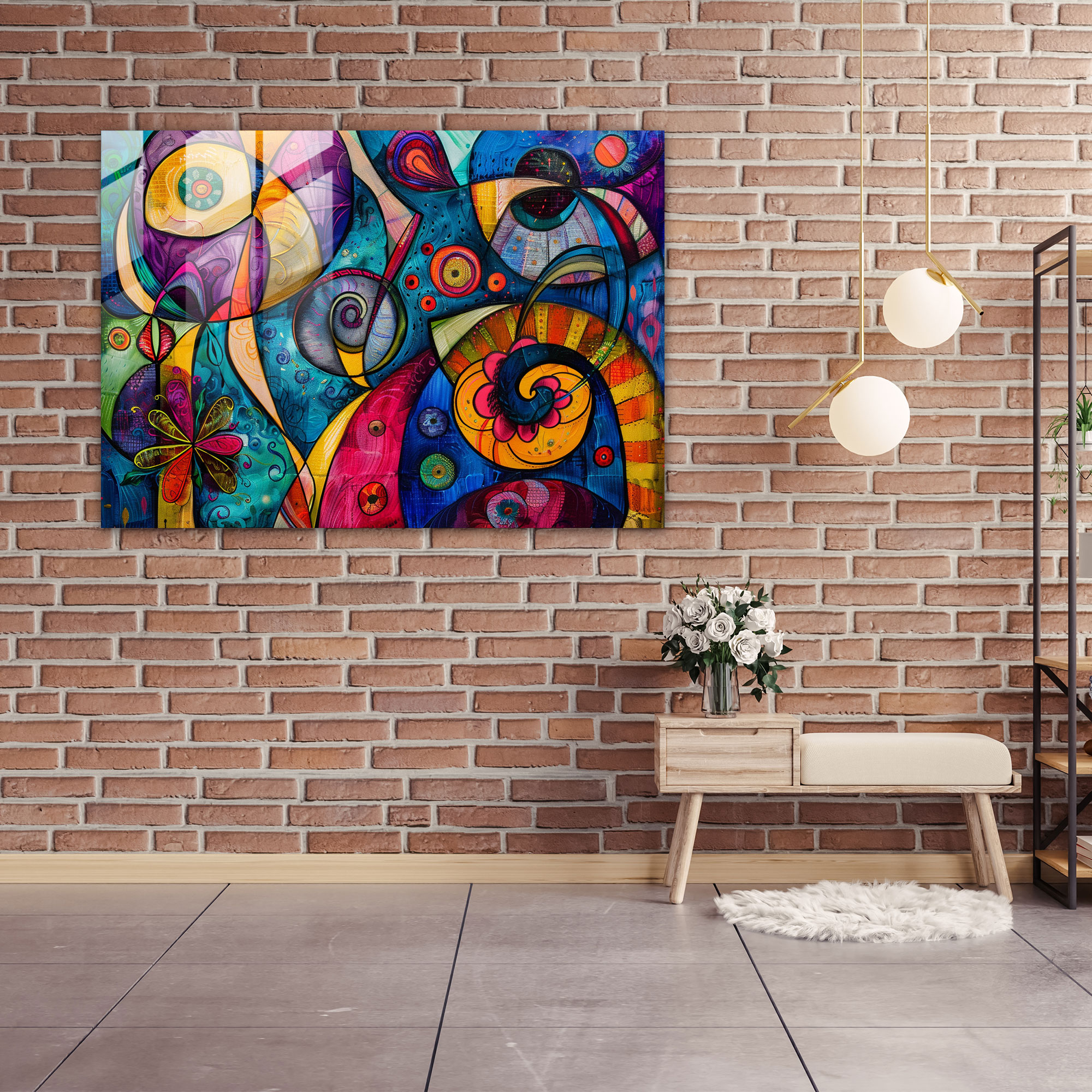 Fovism Art Style Modern Art - Fovism, Bright Hues, Glass Print, Wall Decoration