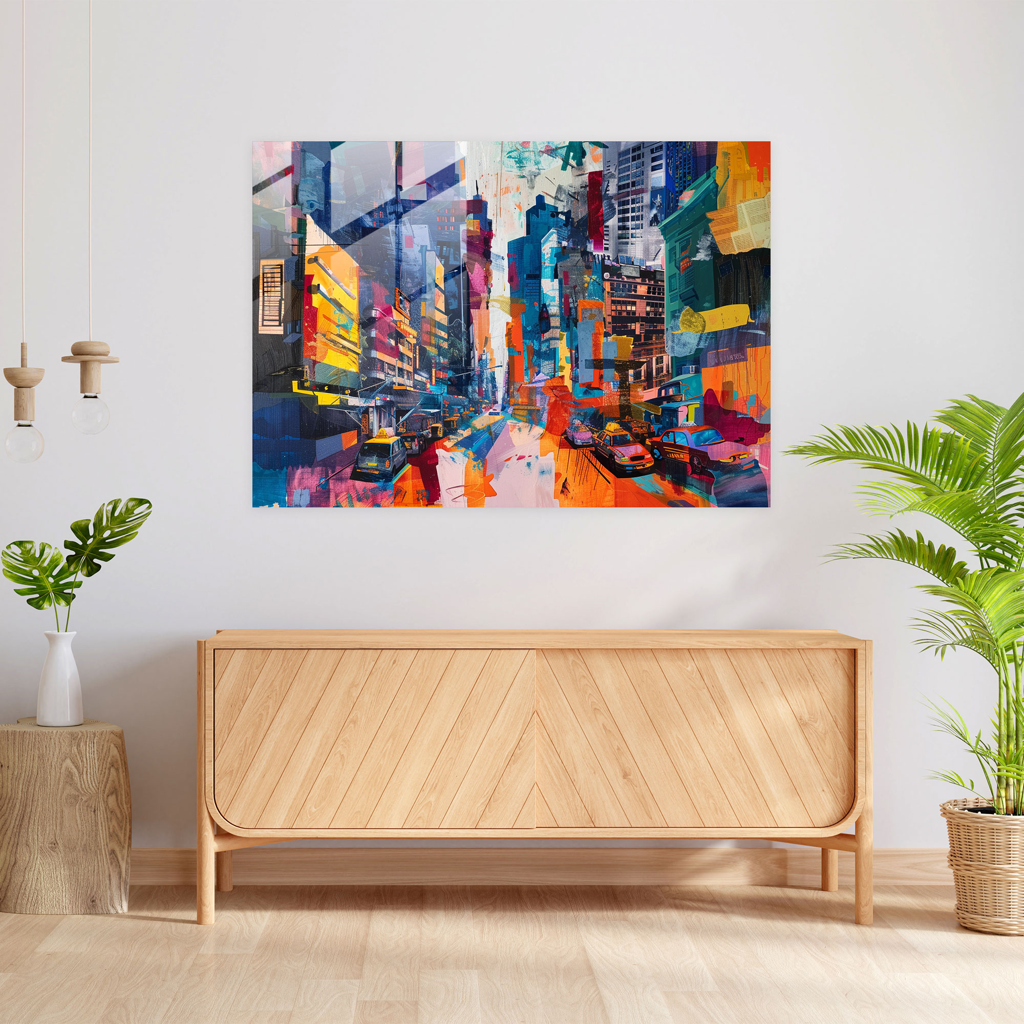 Fovism Art Style Home Decoration - Fovism, Vibrant Cityscapes, Fragmented Scenes, Glass Art