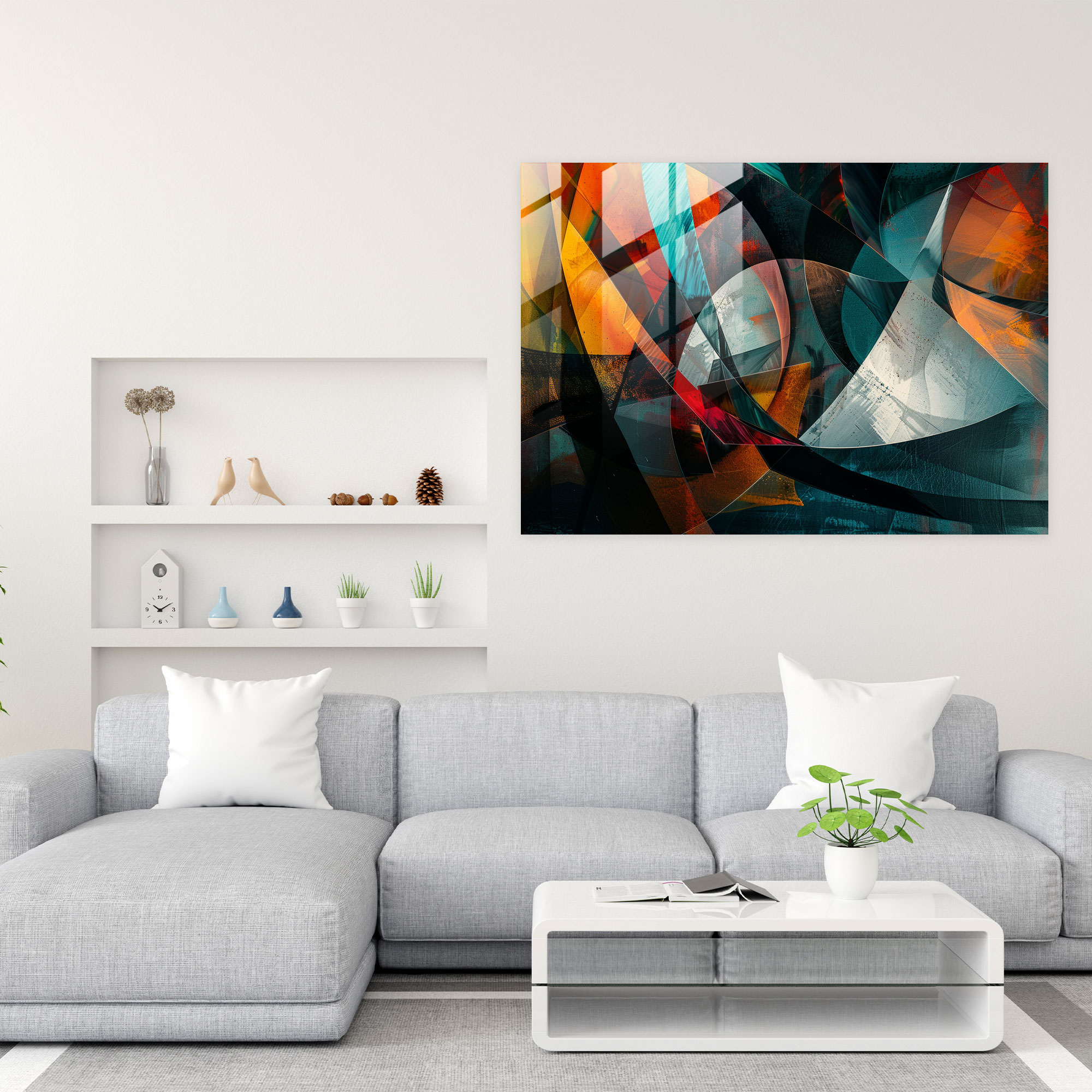 Intense Color Fovism Glass Art - Fovism, Glass Art, Modern Art, Home Decoration