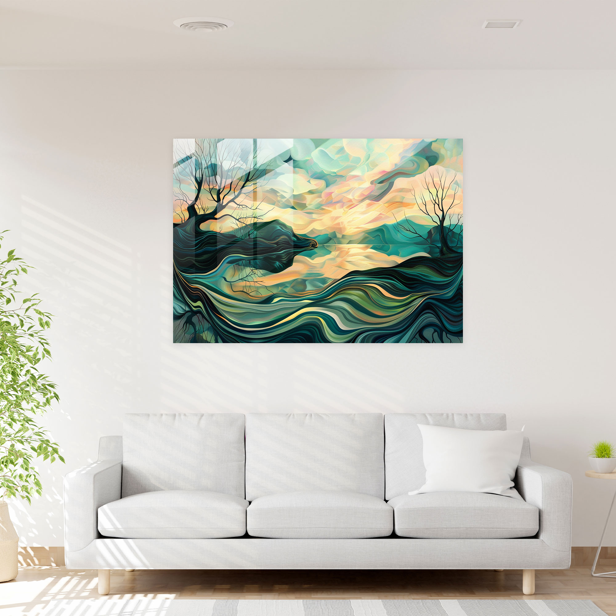 Fovism Art Style Glass Print - Fovism, Modern Art, Fovism Art Style, Glass Print