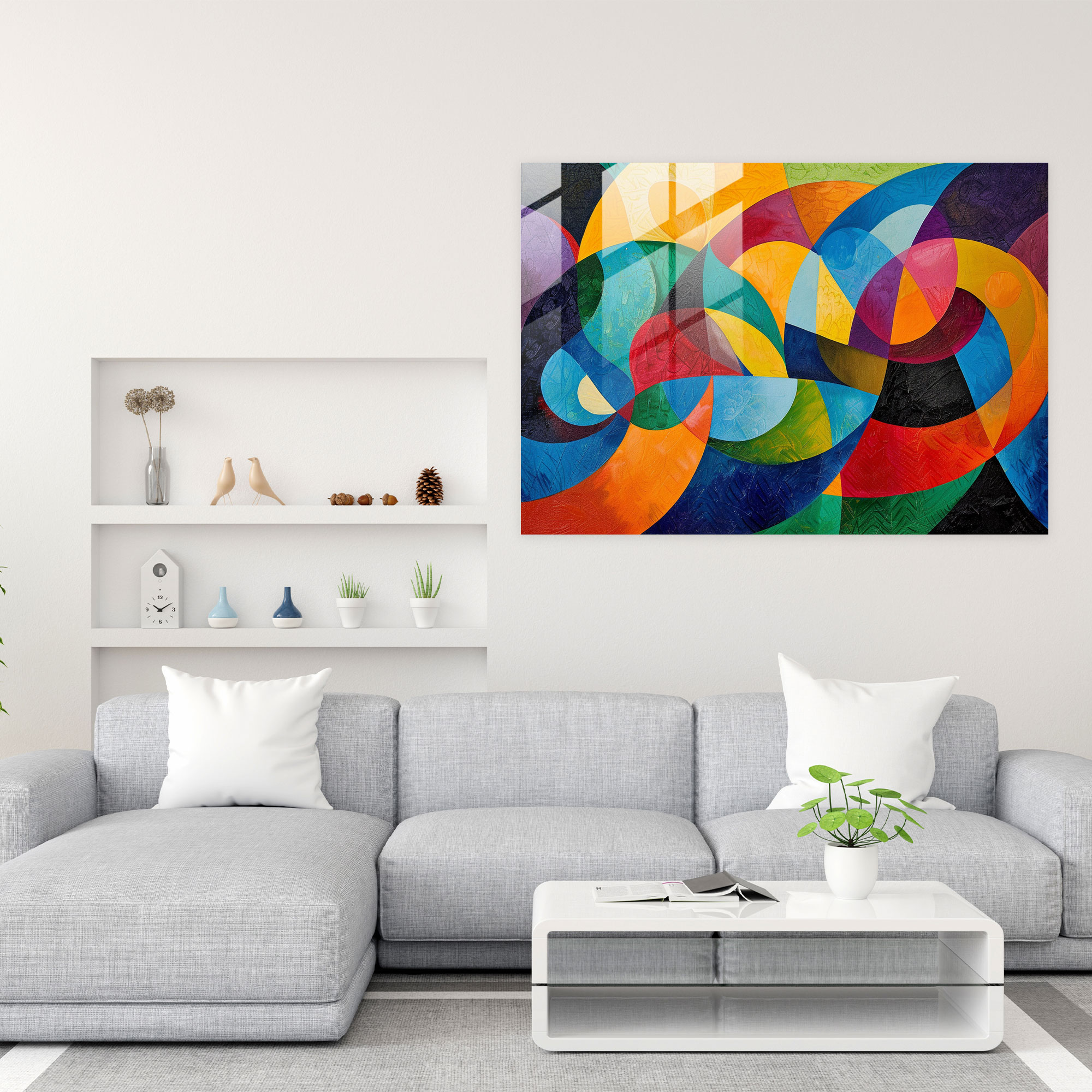 Fovism Art Style Glass Print - Fovism, Glass Print, Fovism Art Style, Modern Art