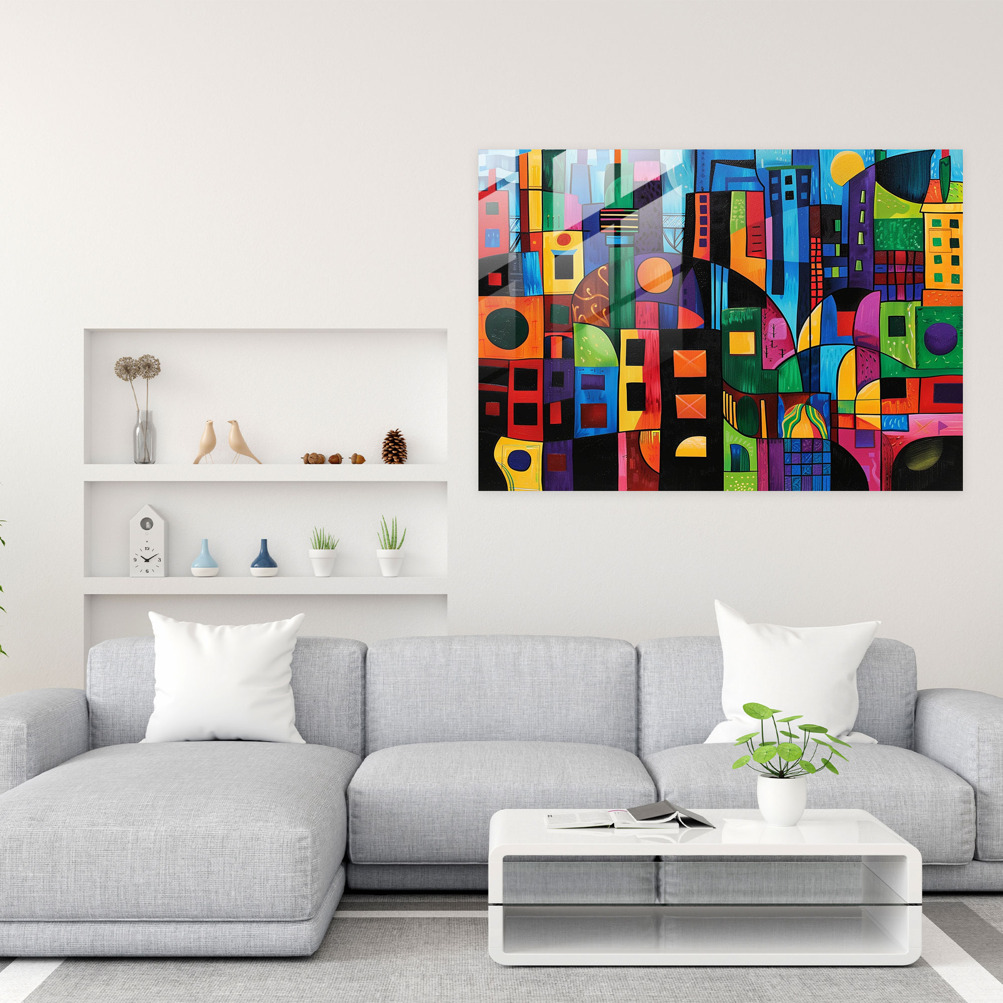 Fovism Art Style Glass Print - Fovism, Modern Art, Fovism Art Style, Glass Wall Art