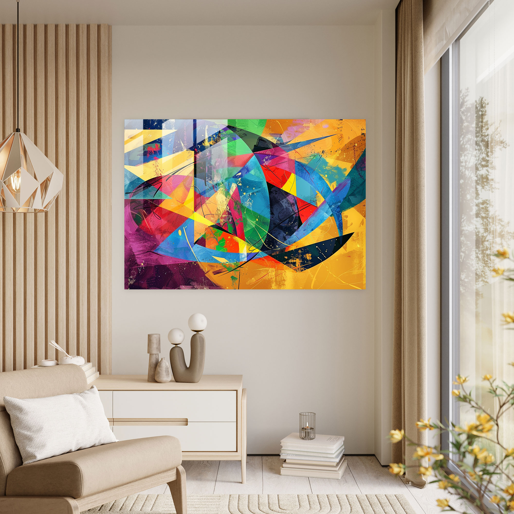 Fovism Art Style Glass Wall Art - Fovism, Fovism Art Style, Home Decoration, Glass Wall Art