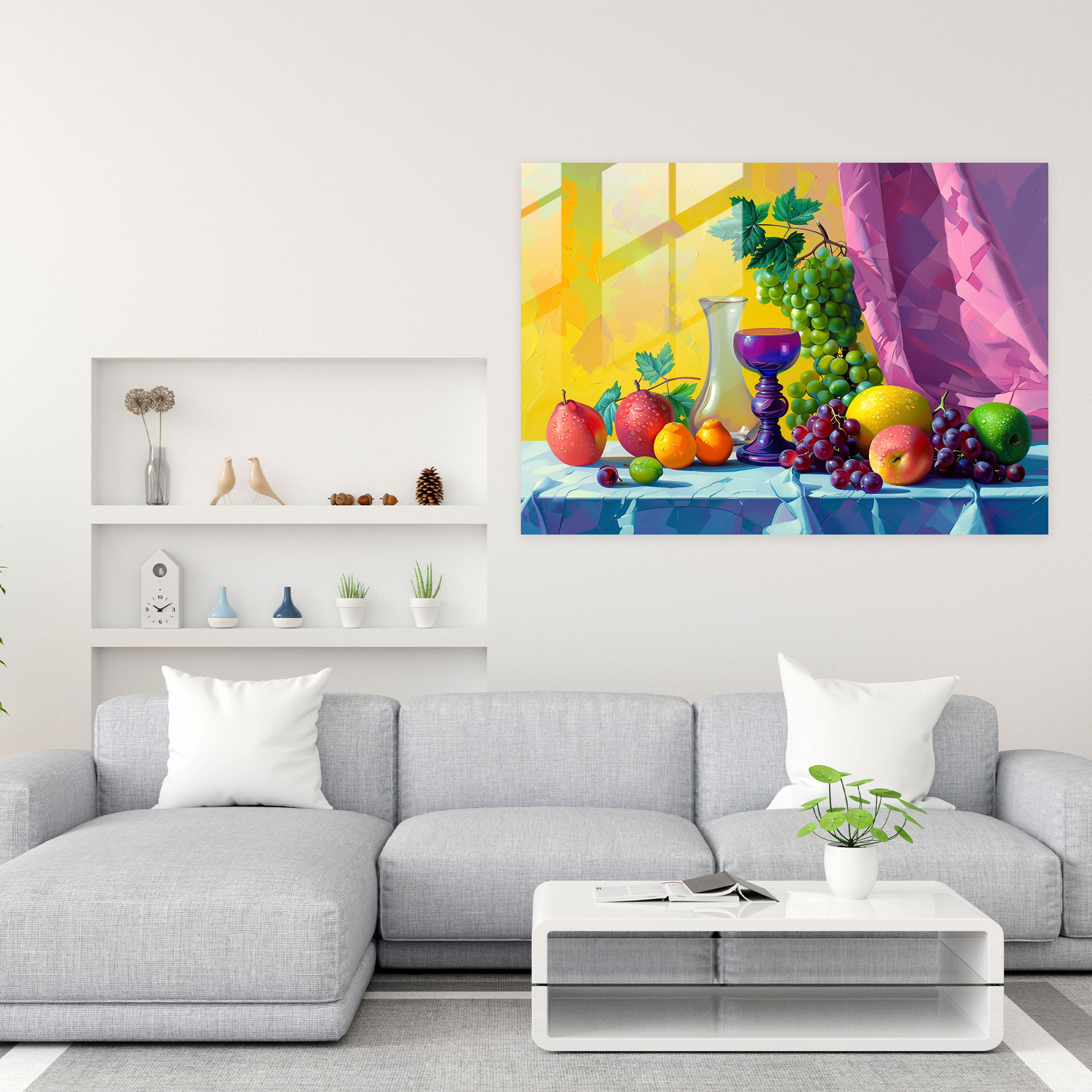 Fovism Glass Wall Art - Fovism, Home Decoration, Glass Wall Art, Fovism Art Style