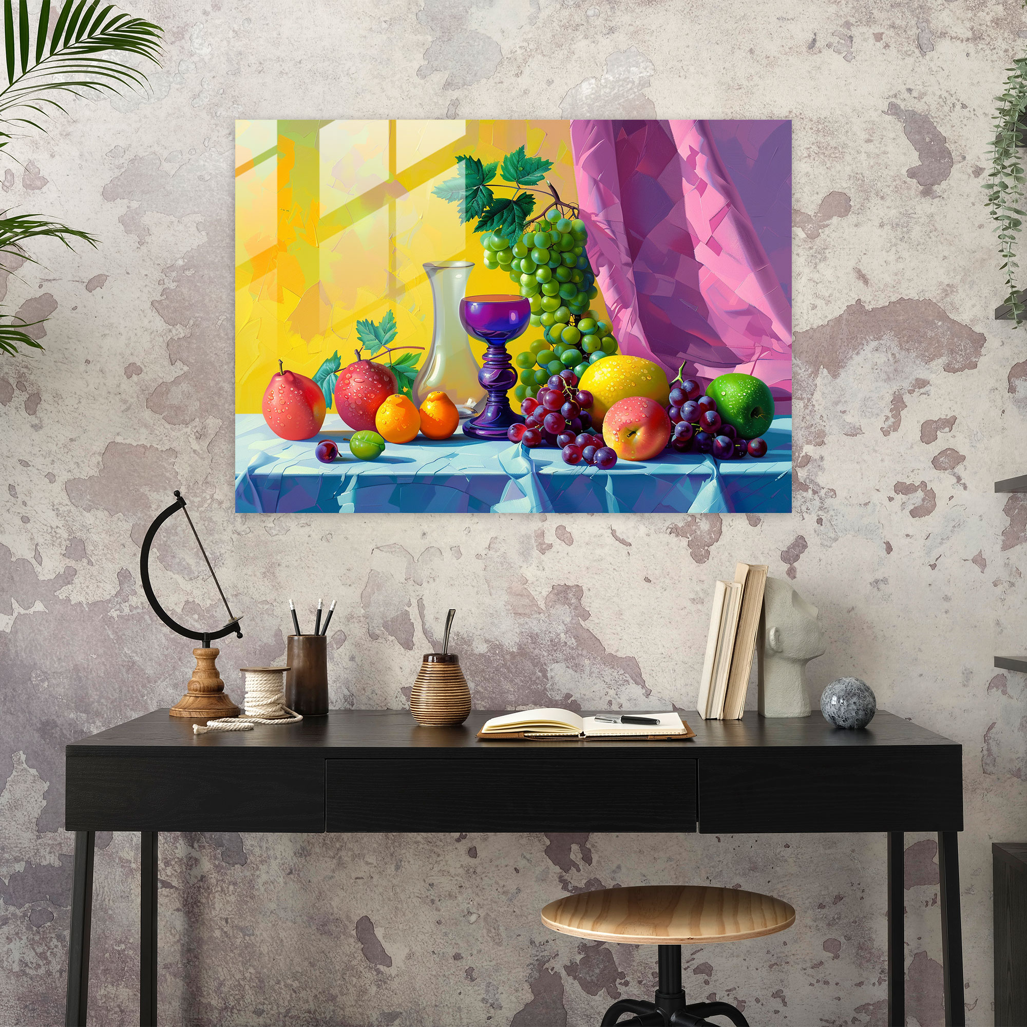 Fovism Glass Wall Art - Fovism, Home Decoration, Glass Wall Art, Fovism Art Style
