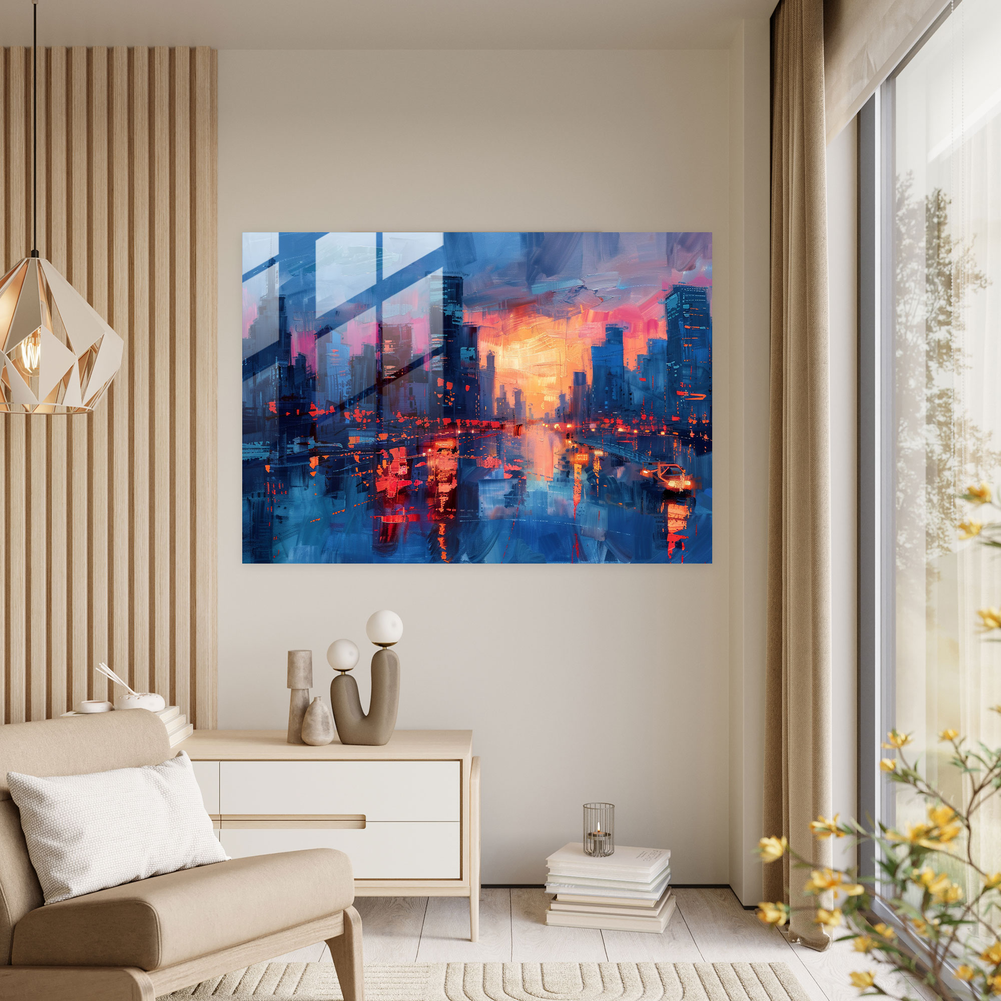 Fovism Art Style Glass Wall Art - Fovism, Home Decoration, Fovism Art Style, Glass Wall Art