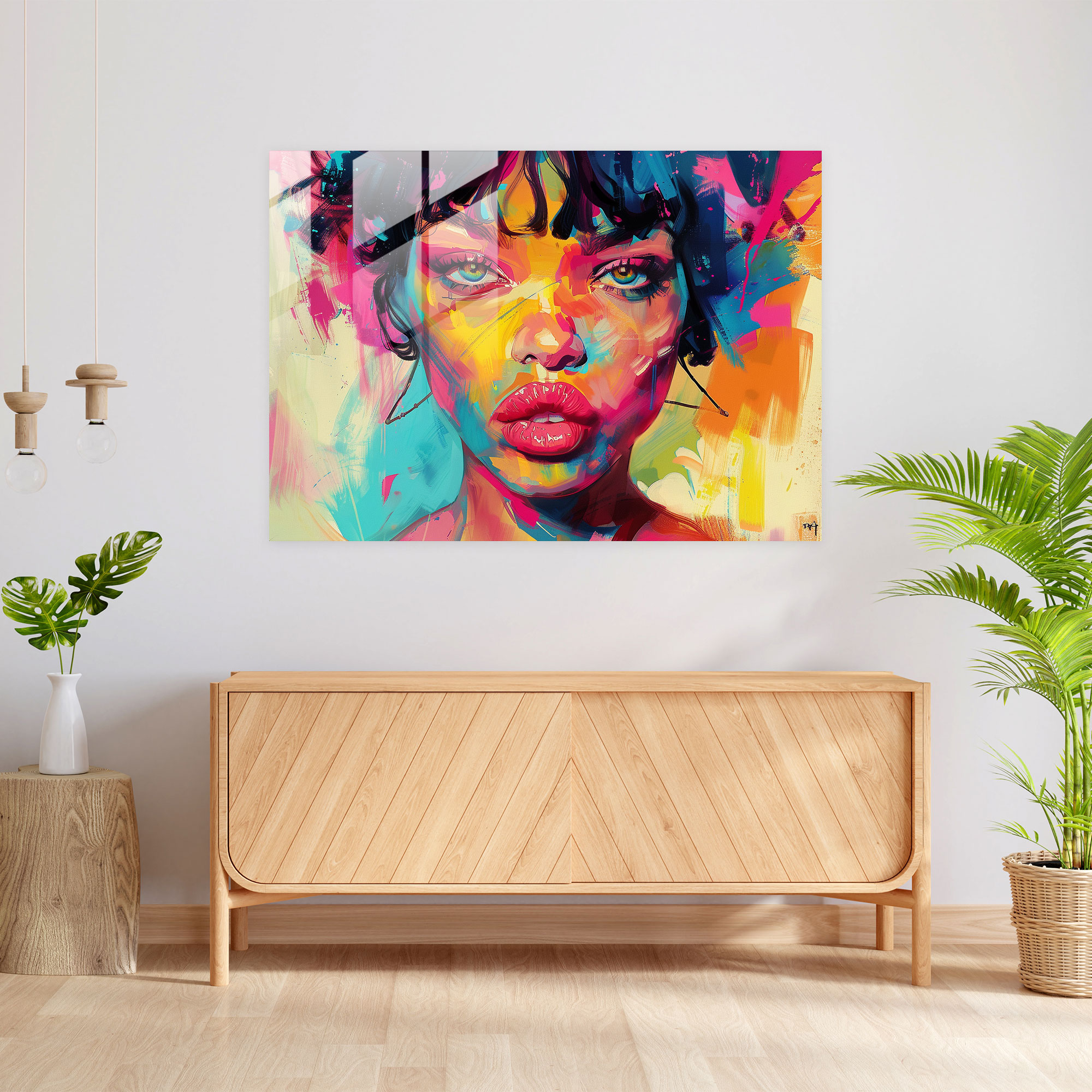 Fovism Art Style Glass Wall Art - Fovism, Modern Art, Home Decoration, Glass Wall Art