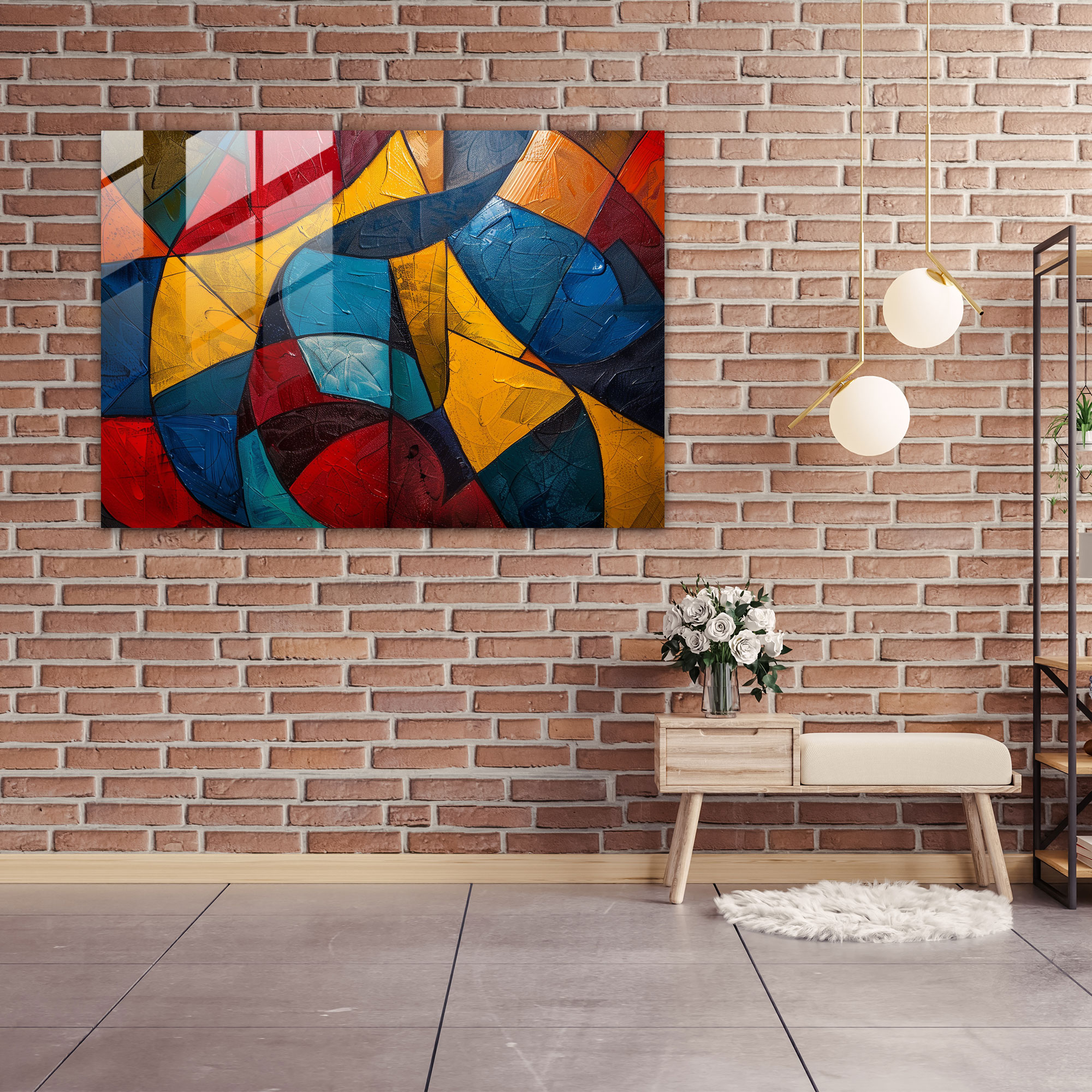 Fovism Art Style Glass Wall Art - Fovism, Modern Art, Fovism Art Style, Home Decoration