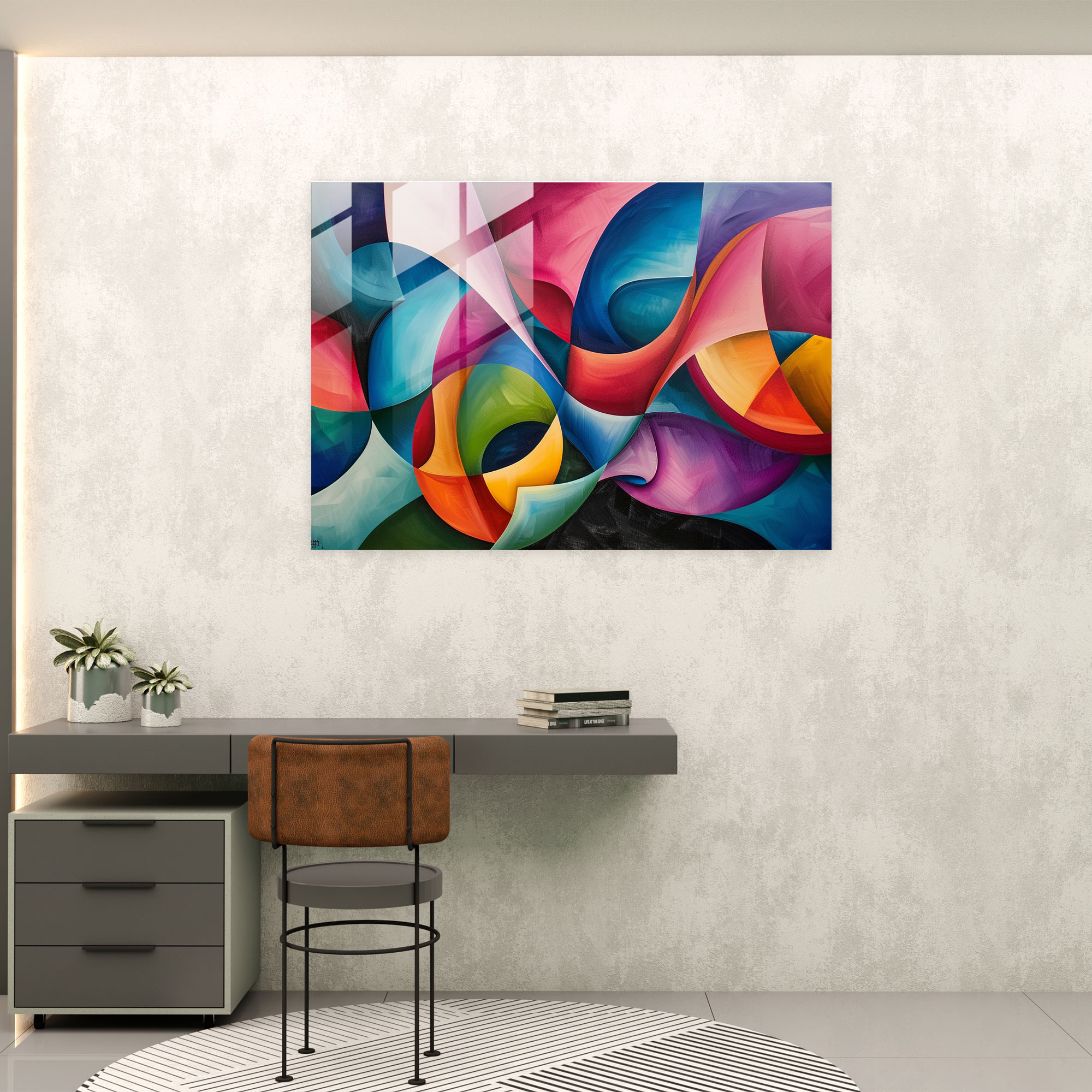 Fovism Art Style Glass Print - Fovism, Wall Decoration, Glass Wall Art, Home Decoration
